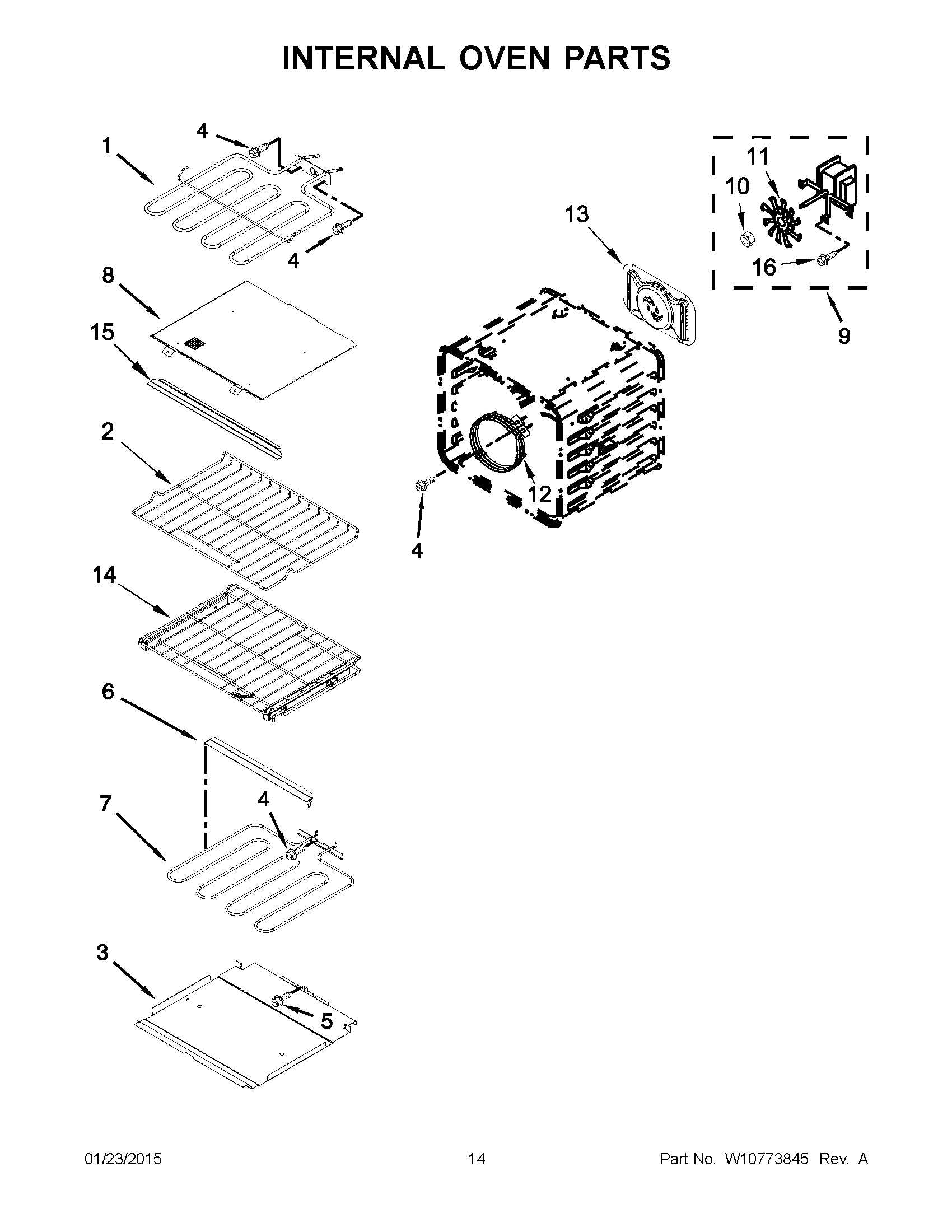 08 - INTERNAL OVEN PARTS