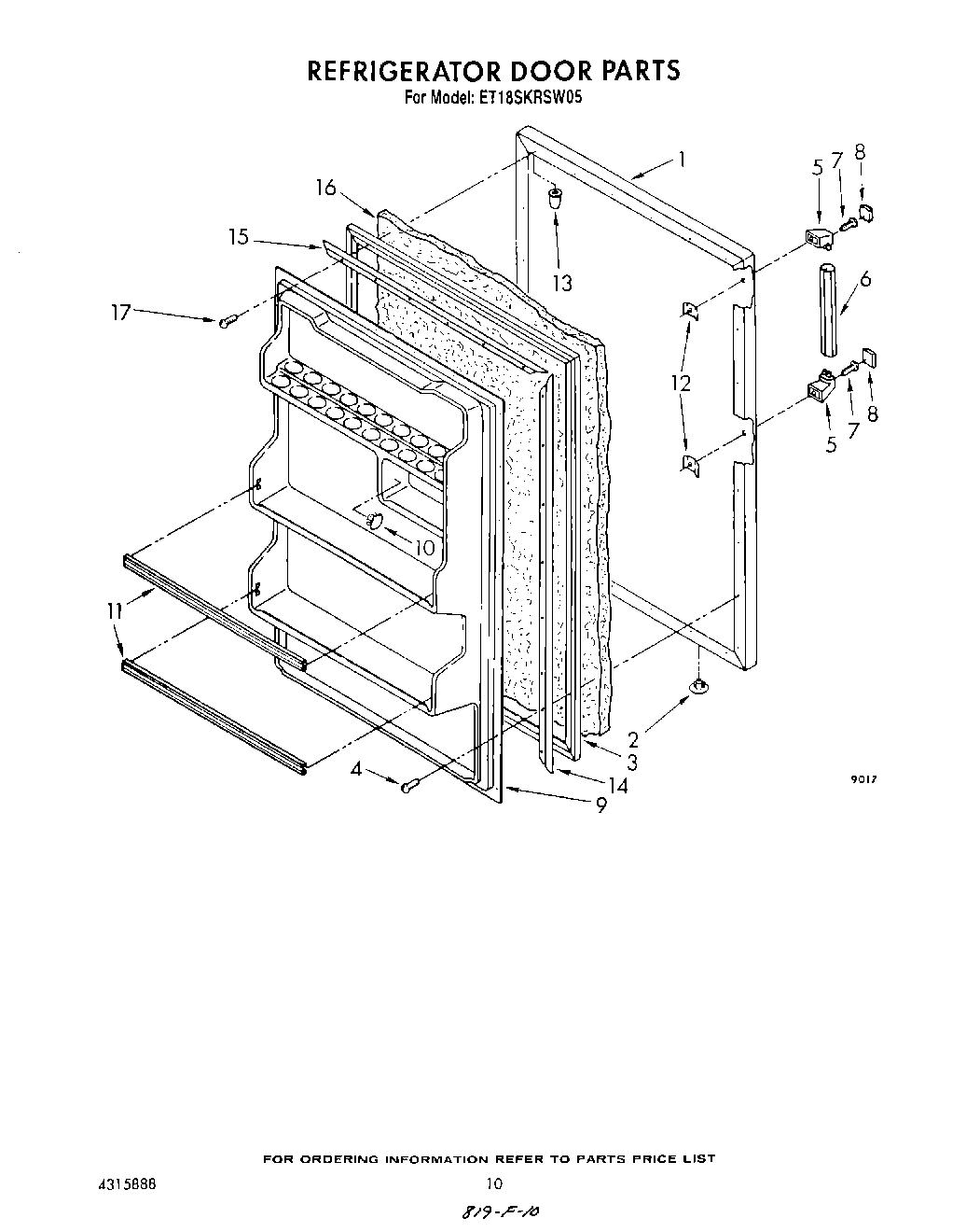 08 - REFRIGERATOR DOOR, LIT/OPTIONAL
