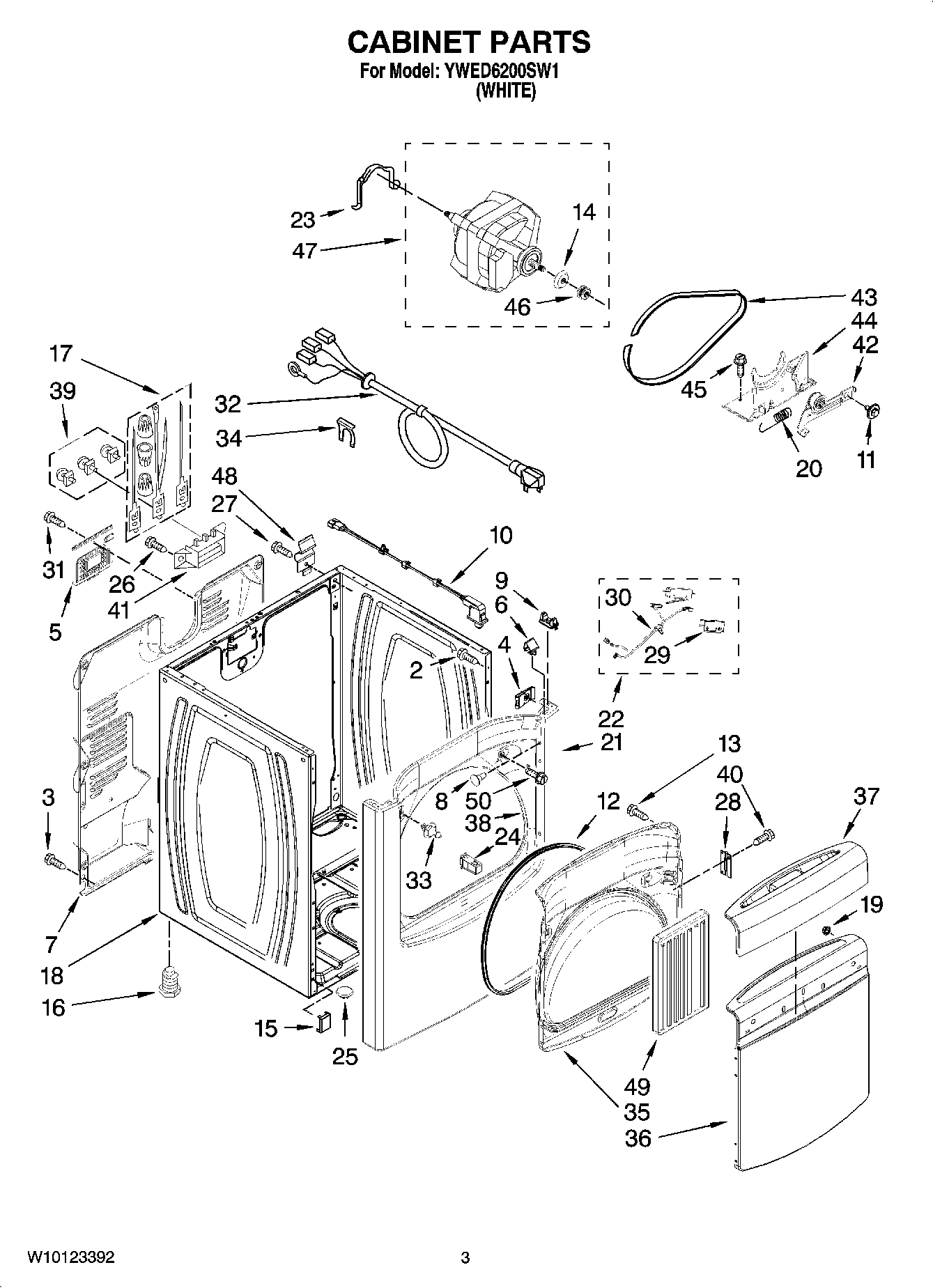 02 - CABINET PARTS