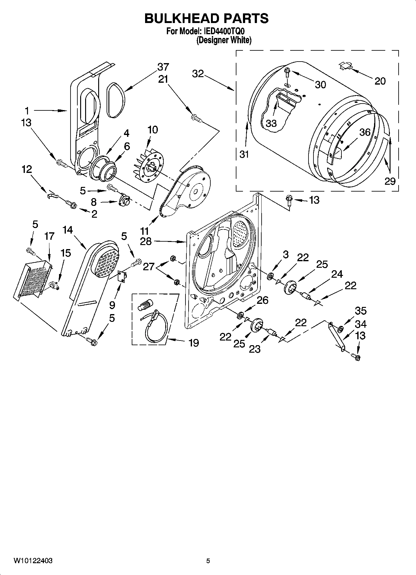 03 - BULKHEAD PARTS, OPTIONAL PARTS (NOT INCLUDED)