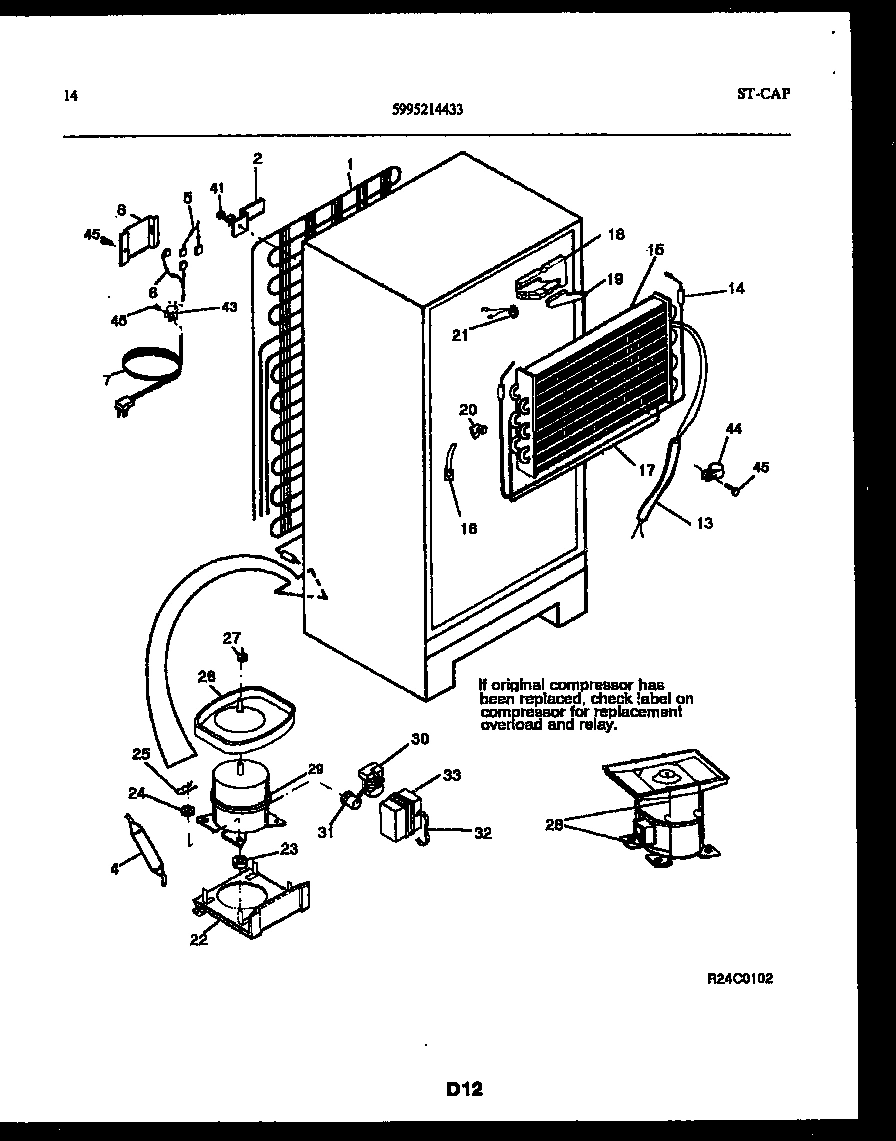 08 - SYSTEM AND AUTOMATIC DEFROST PARTS