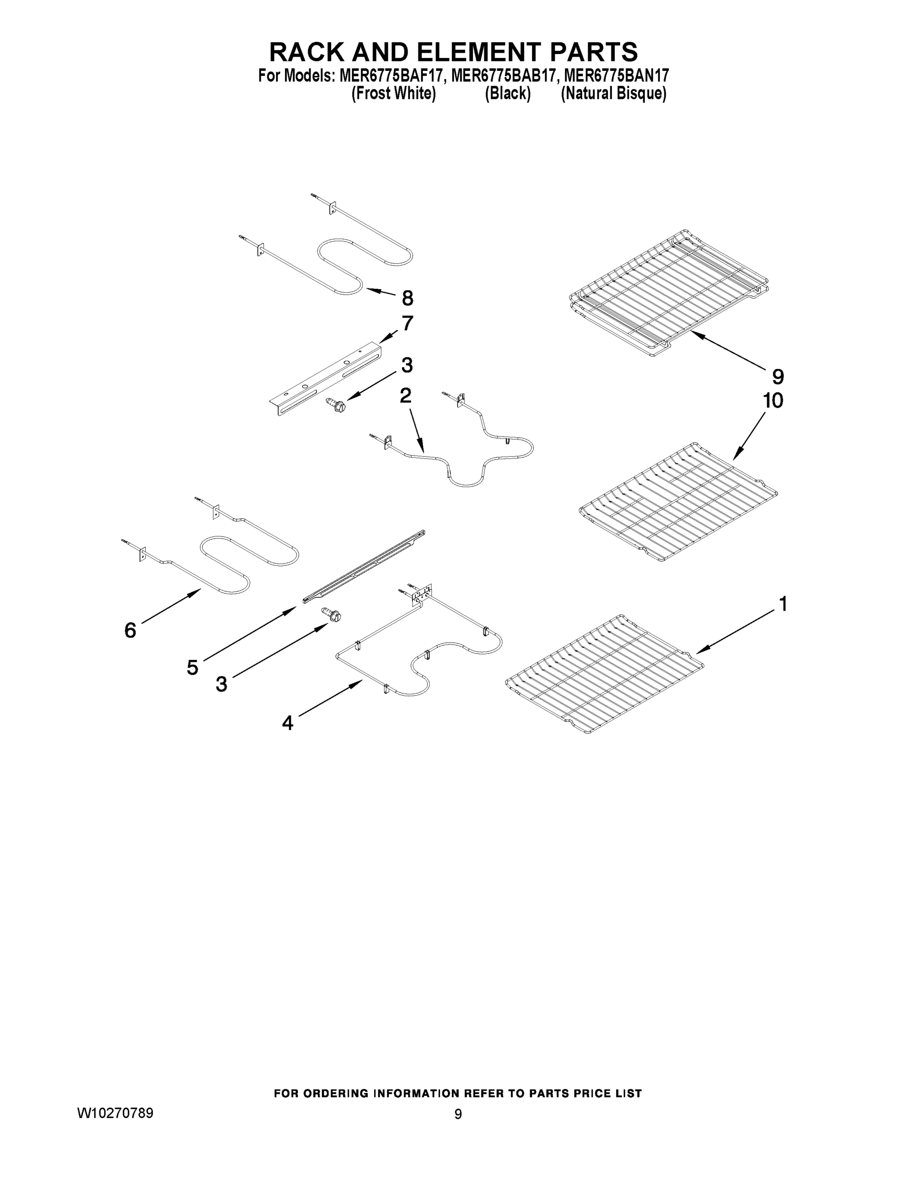 06 - RACK AND ELEMENT PARTS