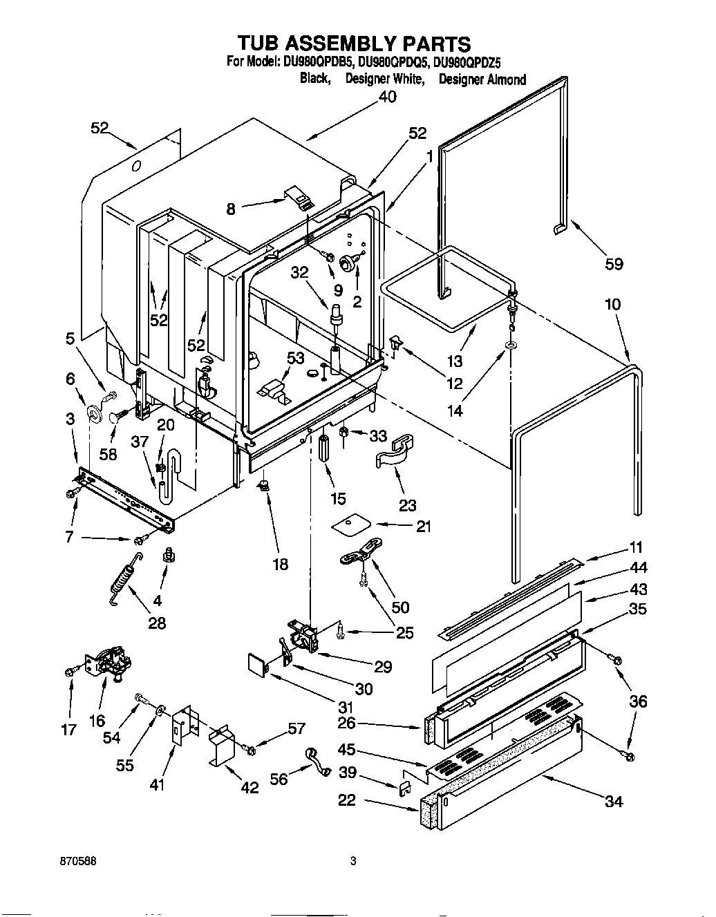 03 - TUB ASSEMBLY