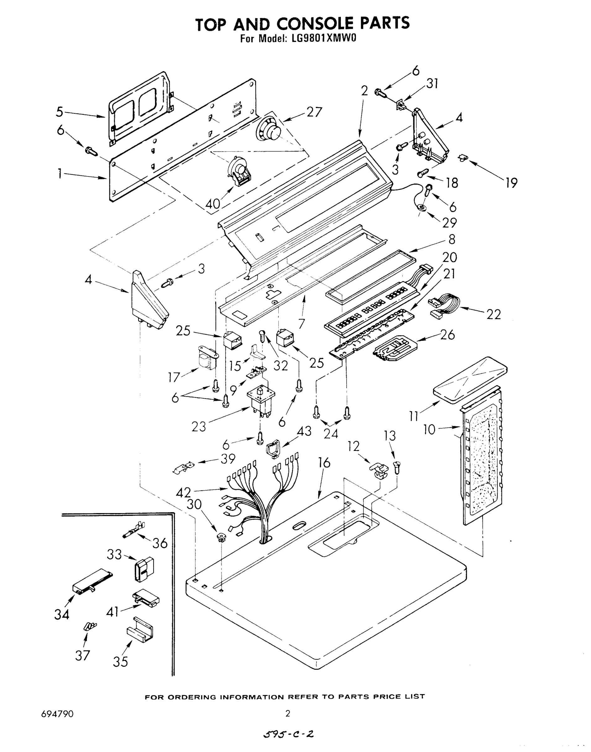 02 - TOP AND CONSOLE , LITERATURE AND OPTIONAL