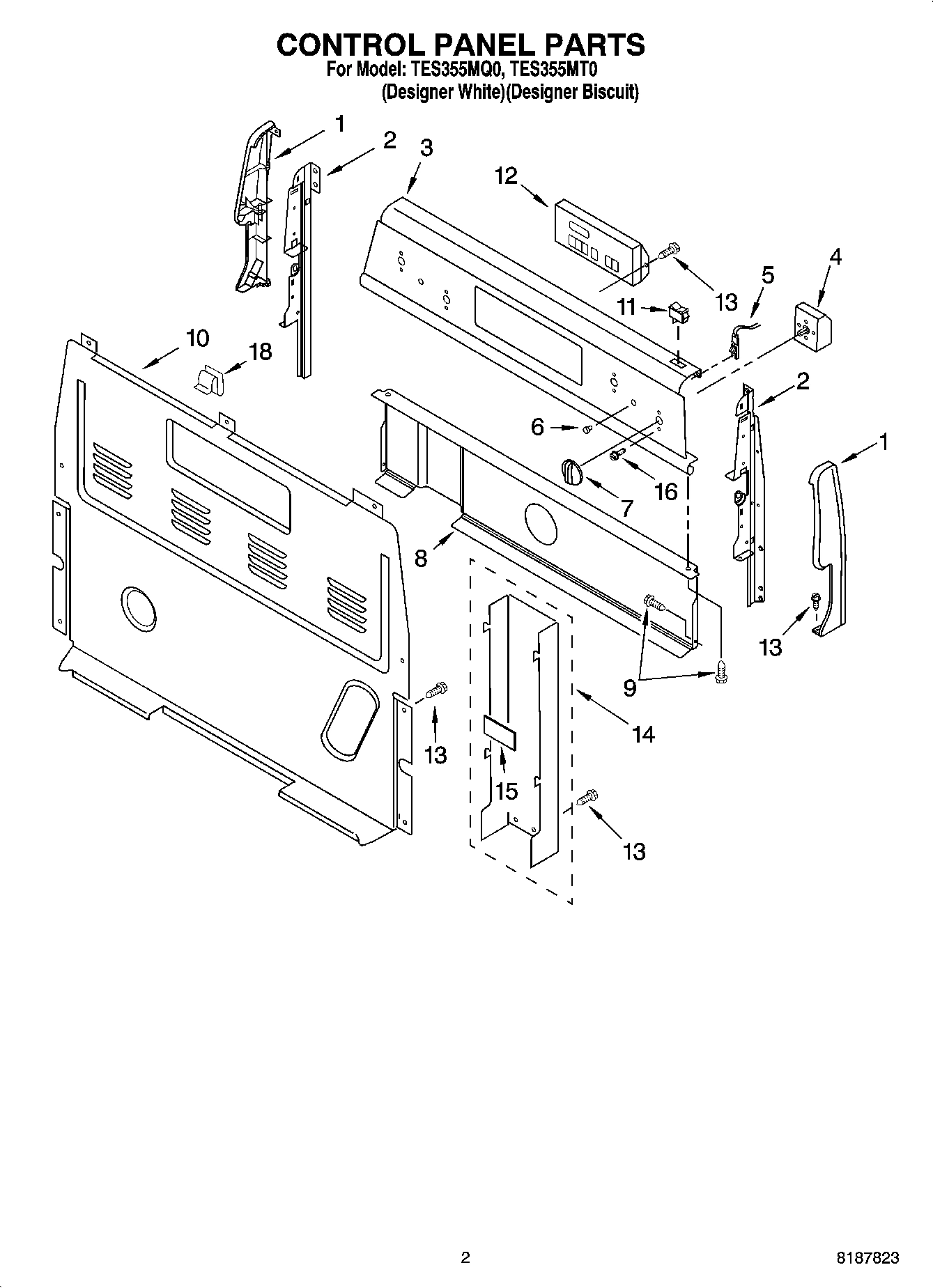 02 - CONTROL PANEL PARTS