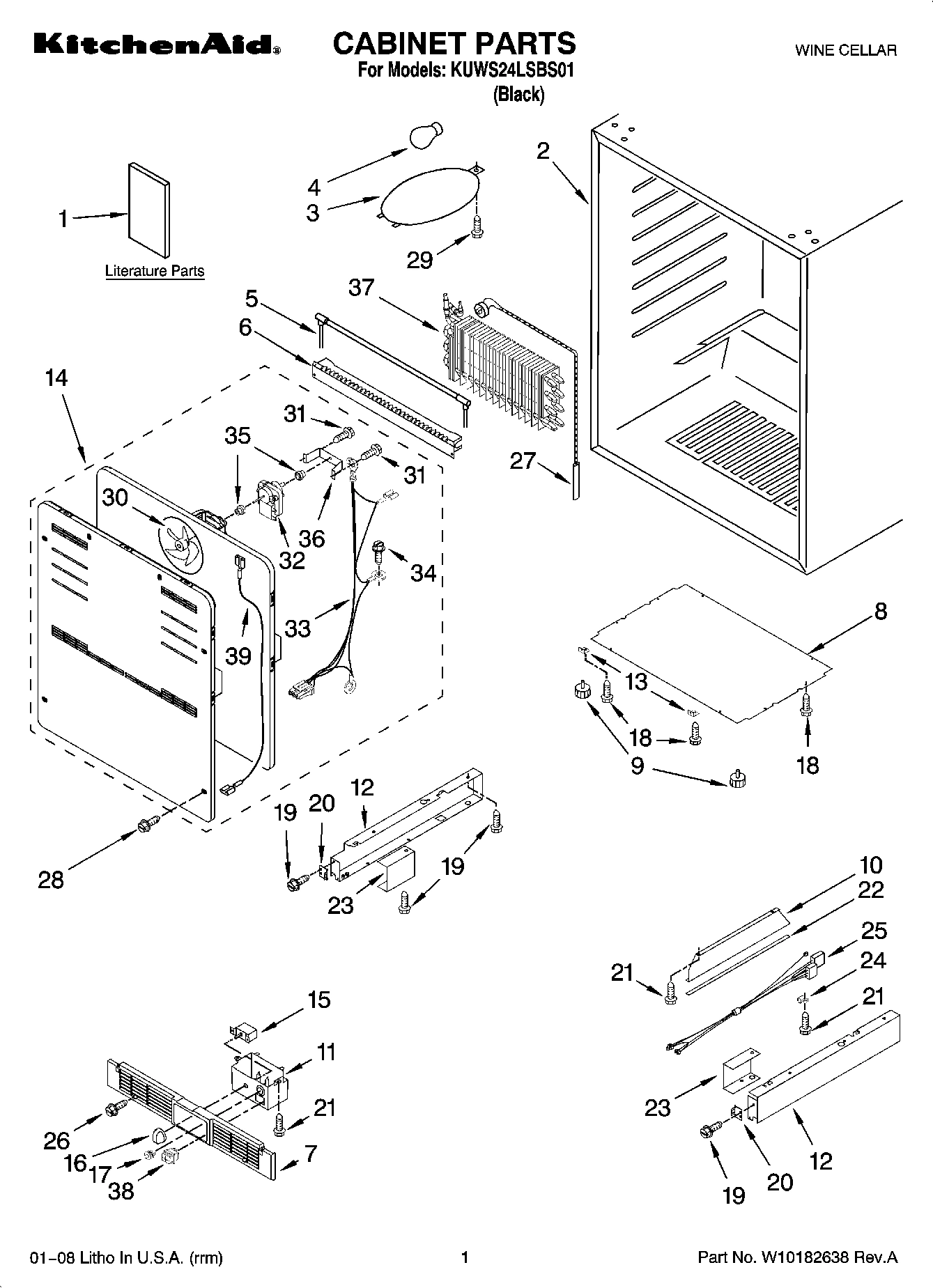 01 - CABINET PARTS