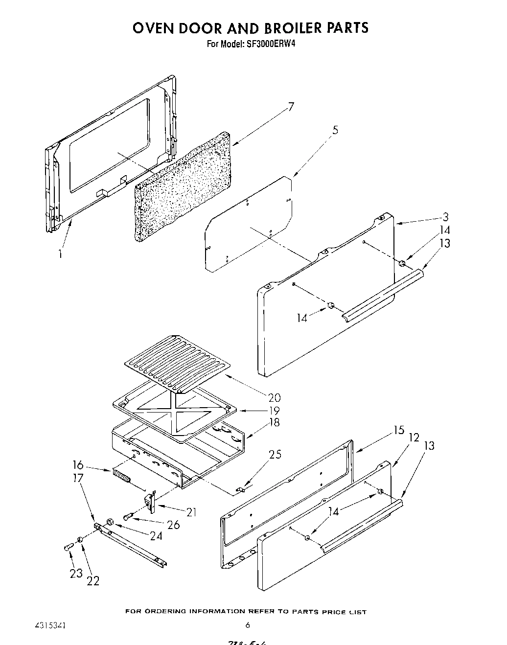05 - OVEN DOOR AND BROILER