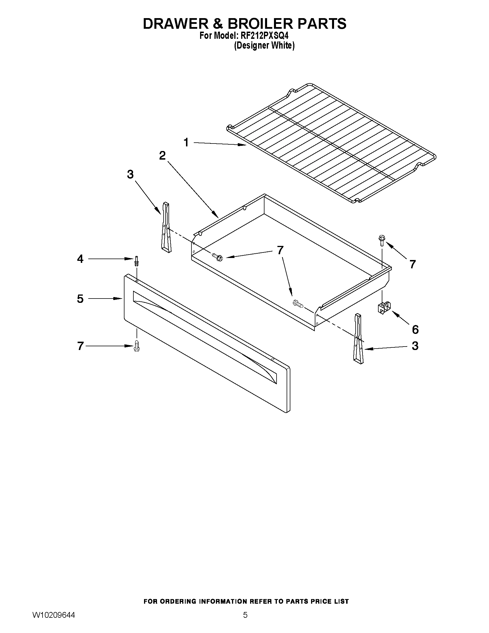 04 - DRAWER & BROILER PARTS