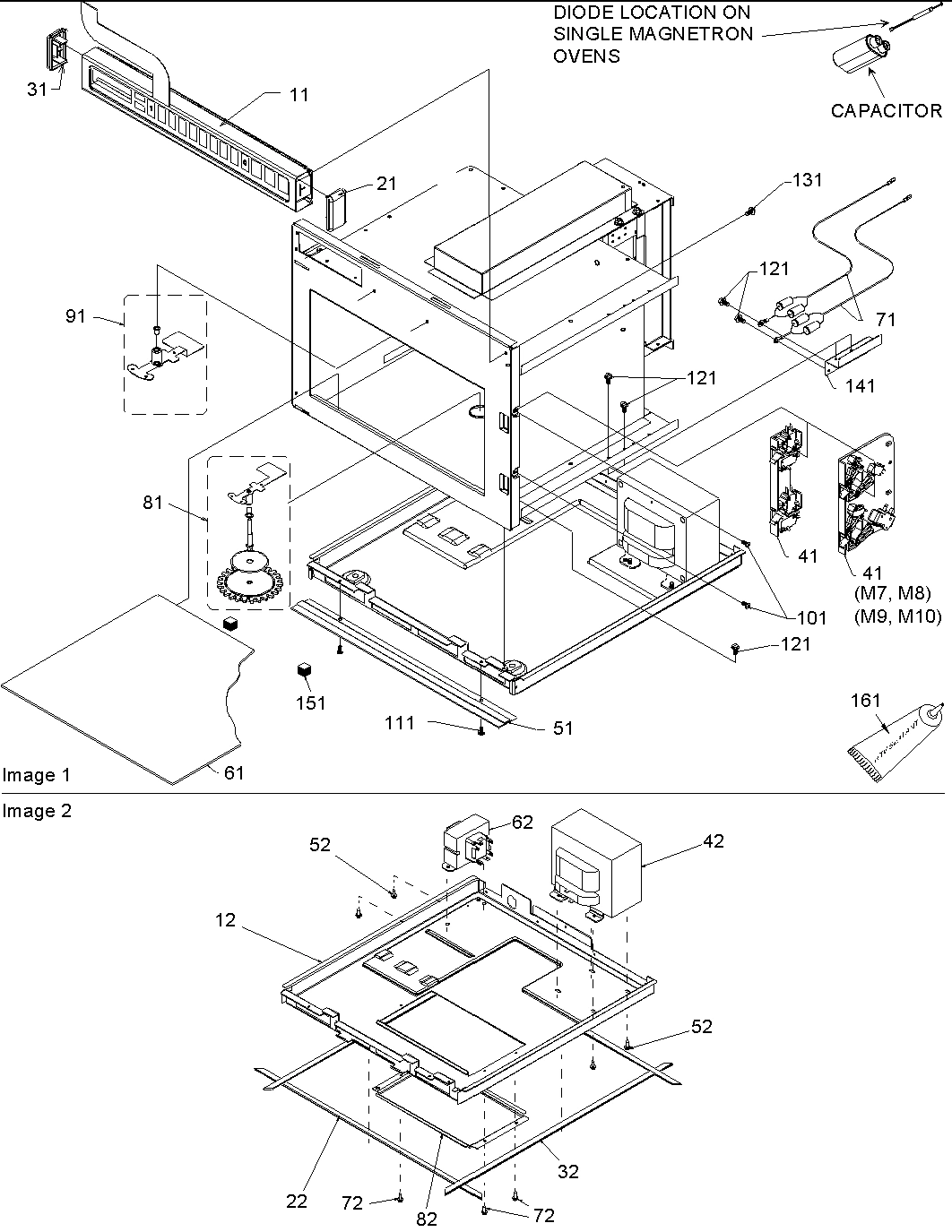 CONTROL/ANTENNA & BASEPAN ASSEMBLY