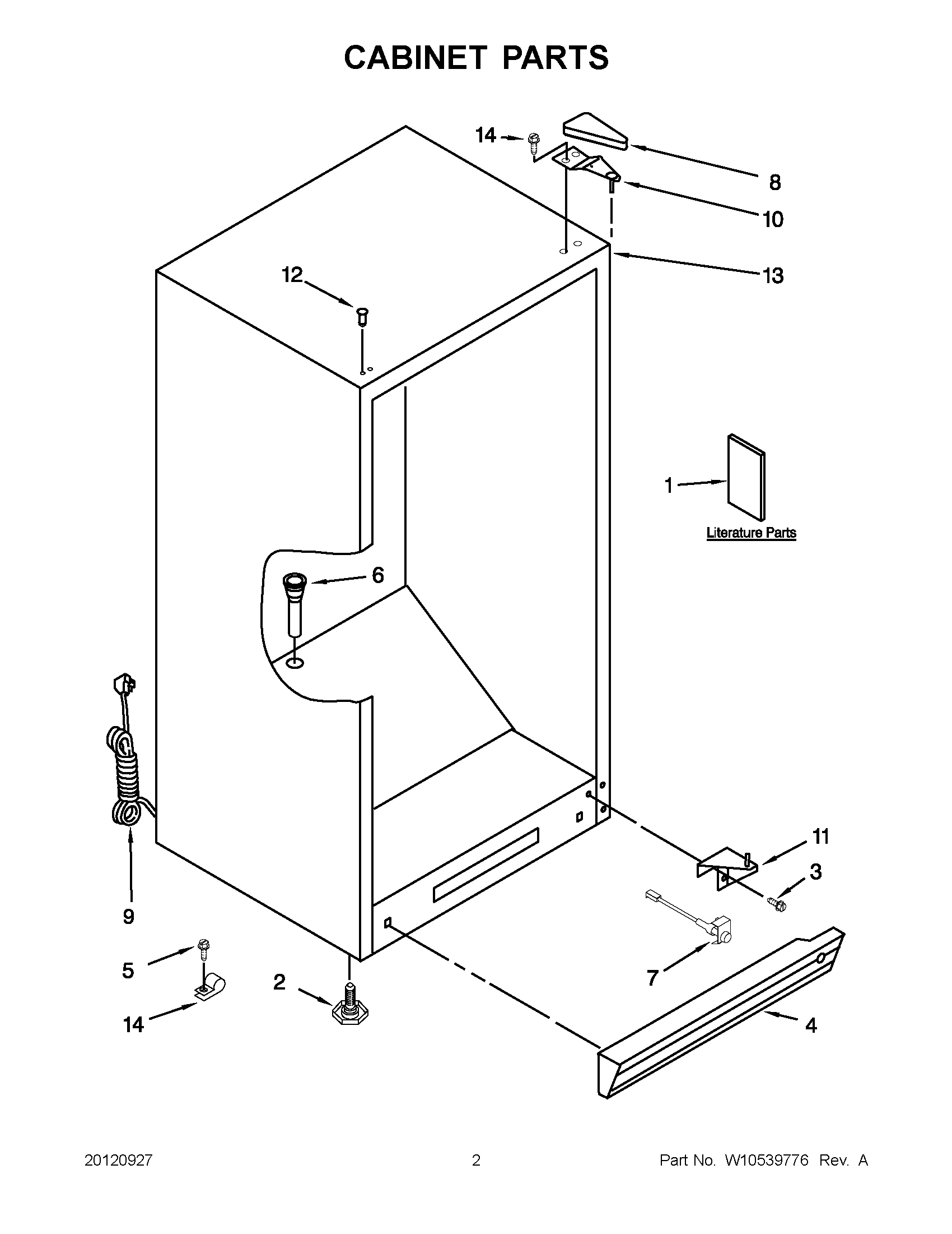 01 - CABINET PARTS