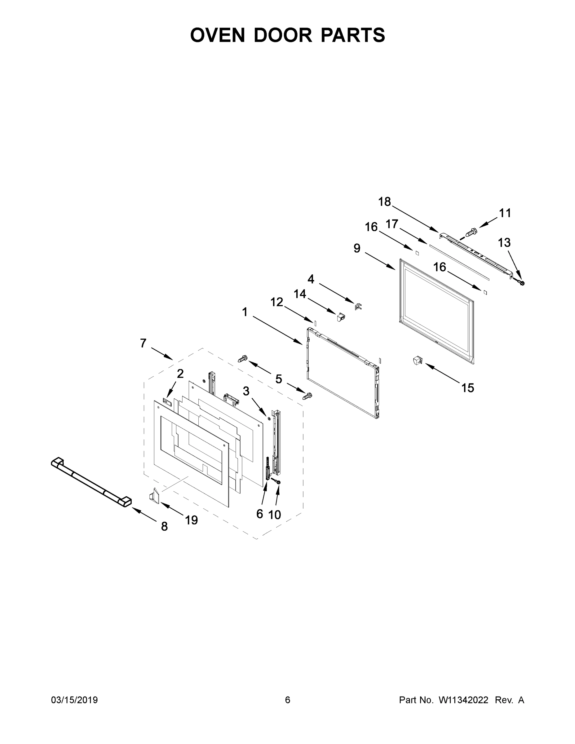 04 - OVEN DOOR PARTS