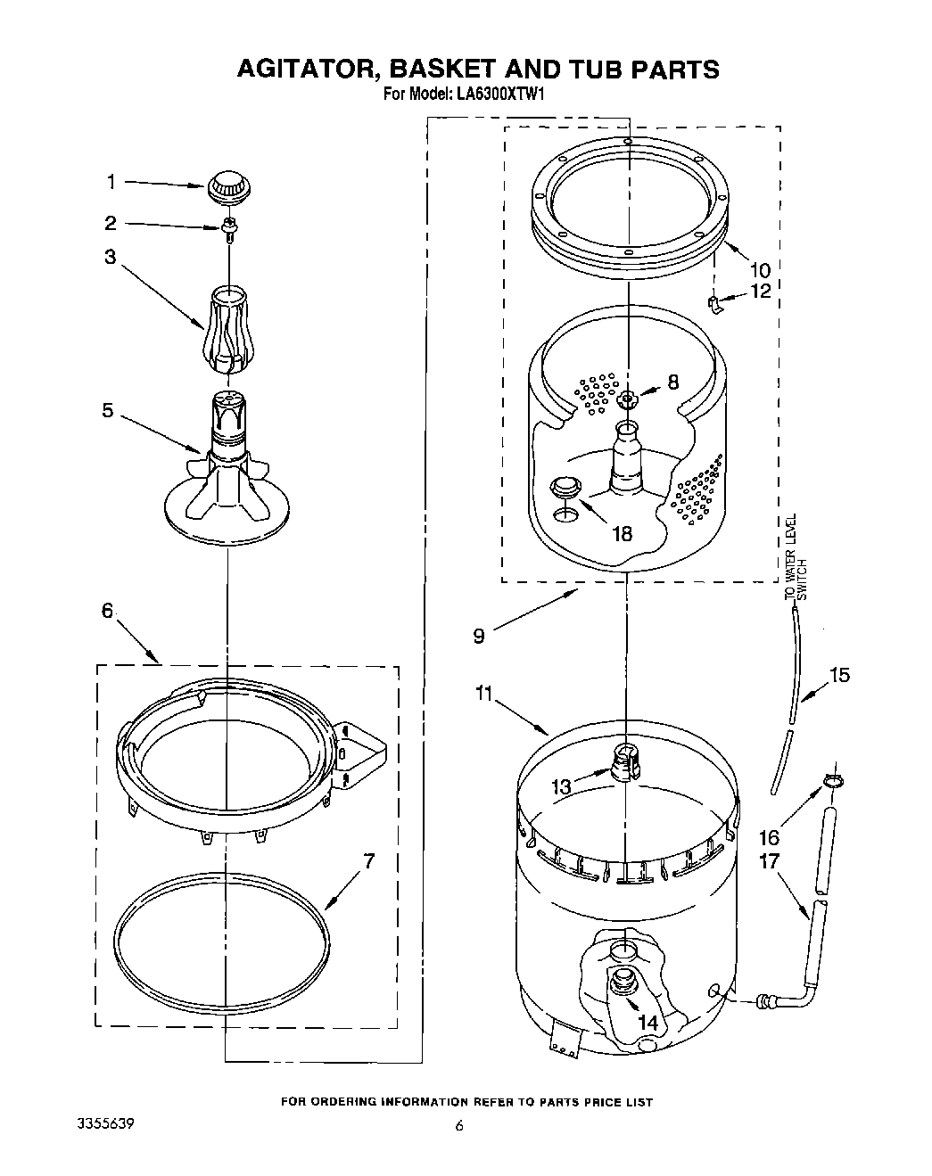 05 - AGITATOR, BASKET AND TUB