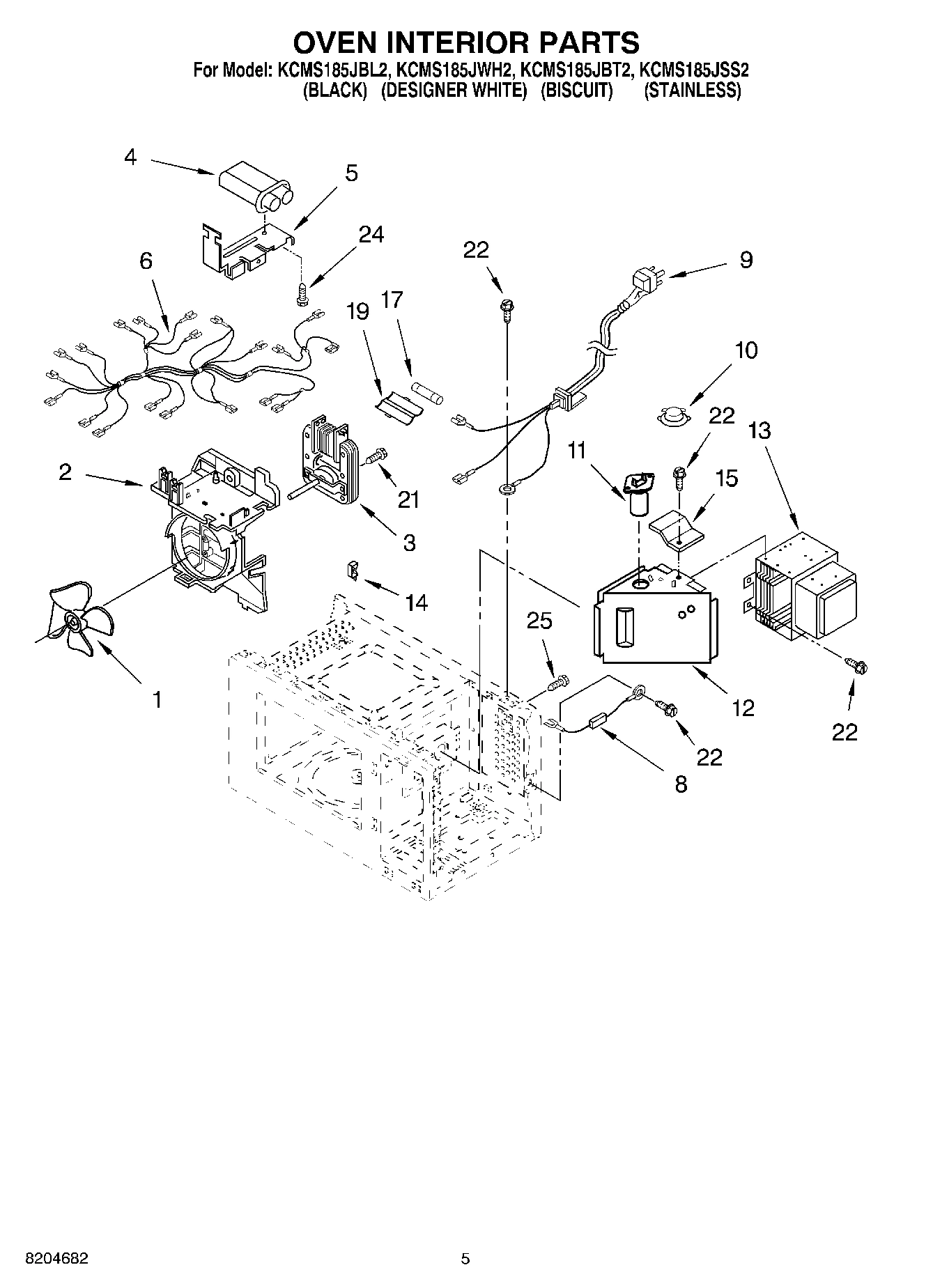 05 - OVEN INTERIOR PARTS