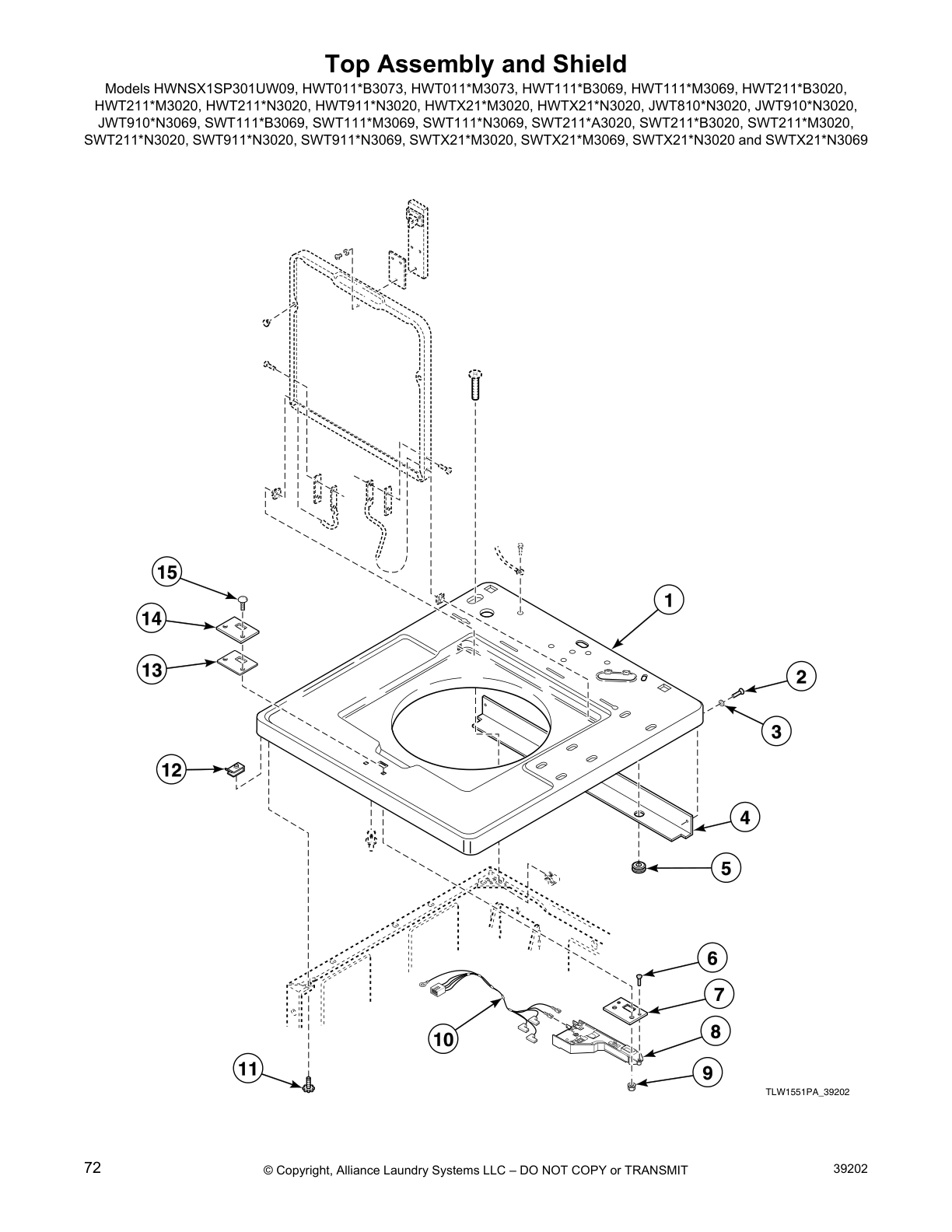 Top Assembly and Shield