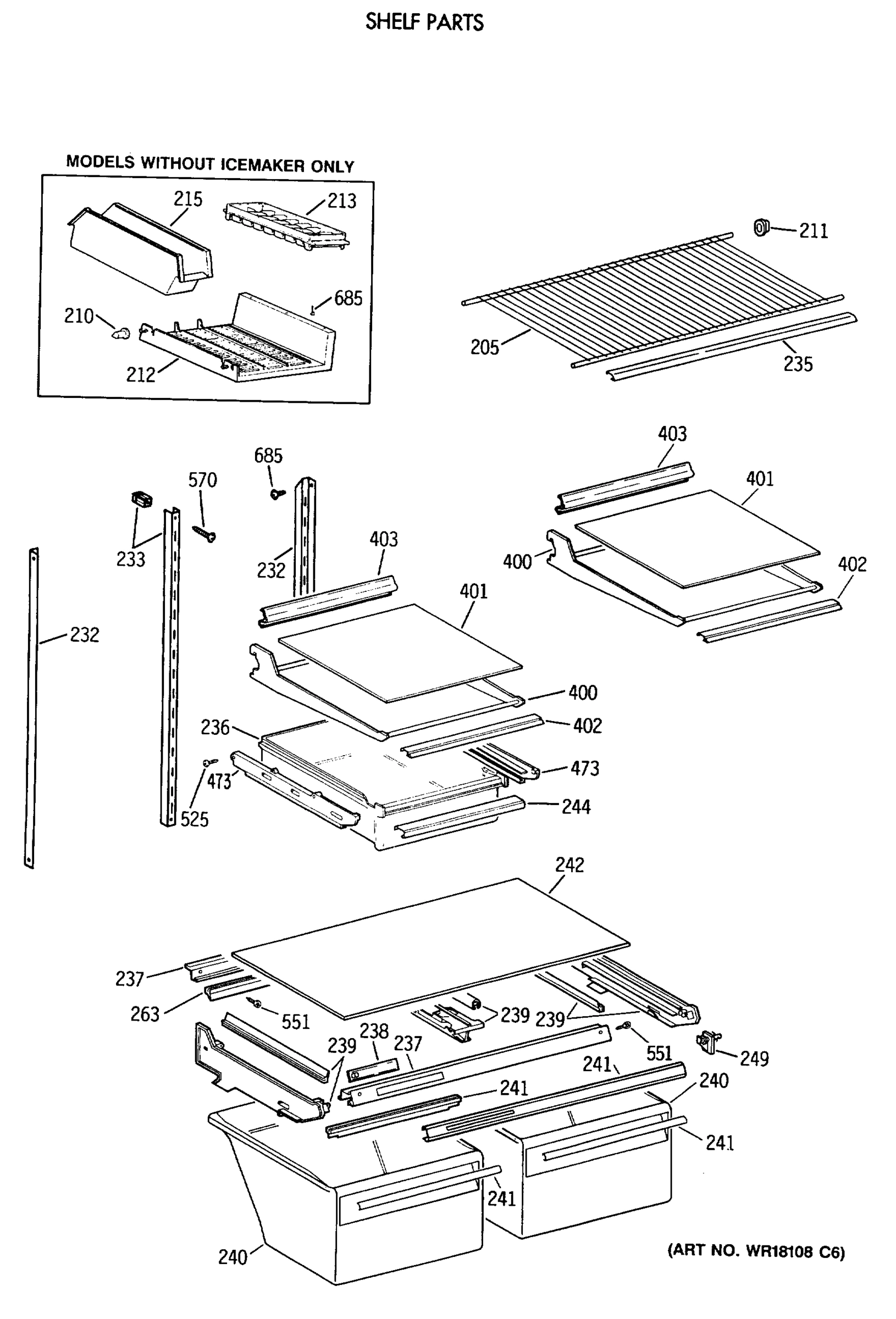 SHELF PARTS