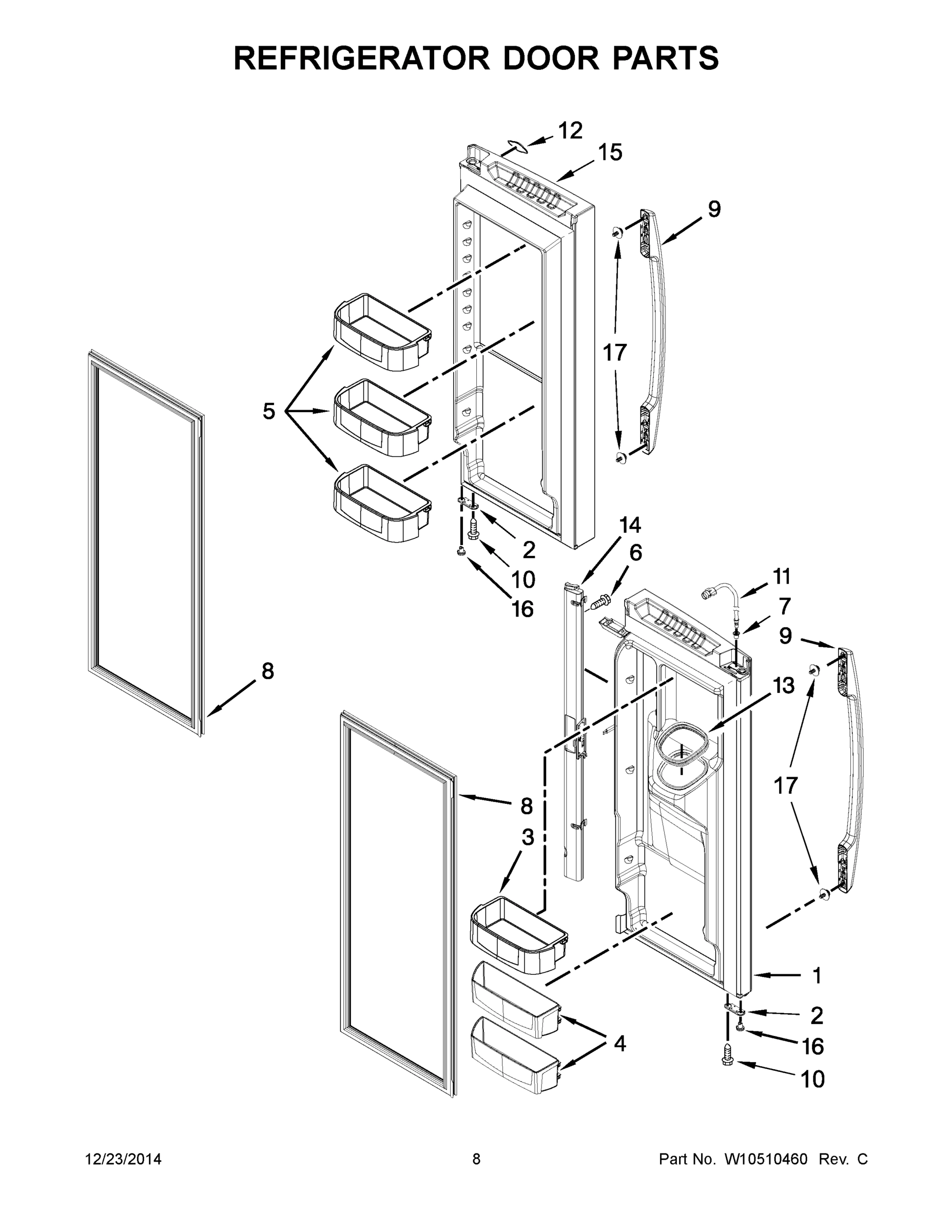05 - REFRIGERATOR DOOR PARTS