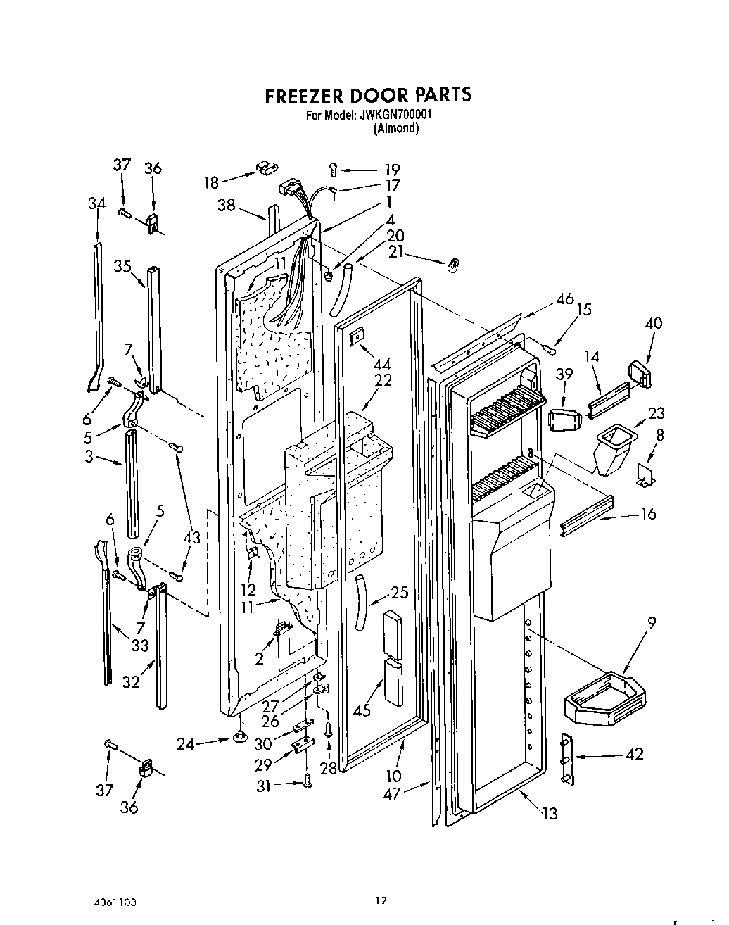 09 - FREEZER DOOR