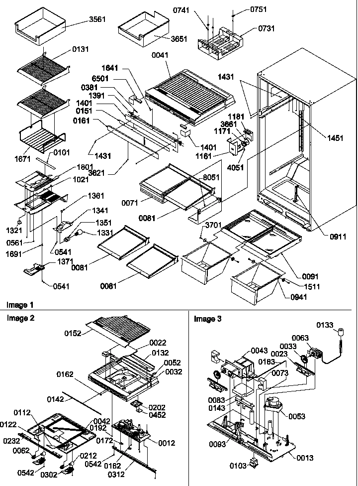 06 - INTERIOR CABINET AND DRAIN BLOCK ASSY