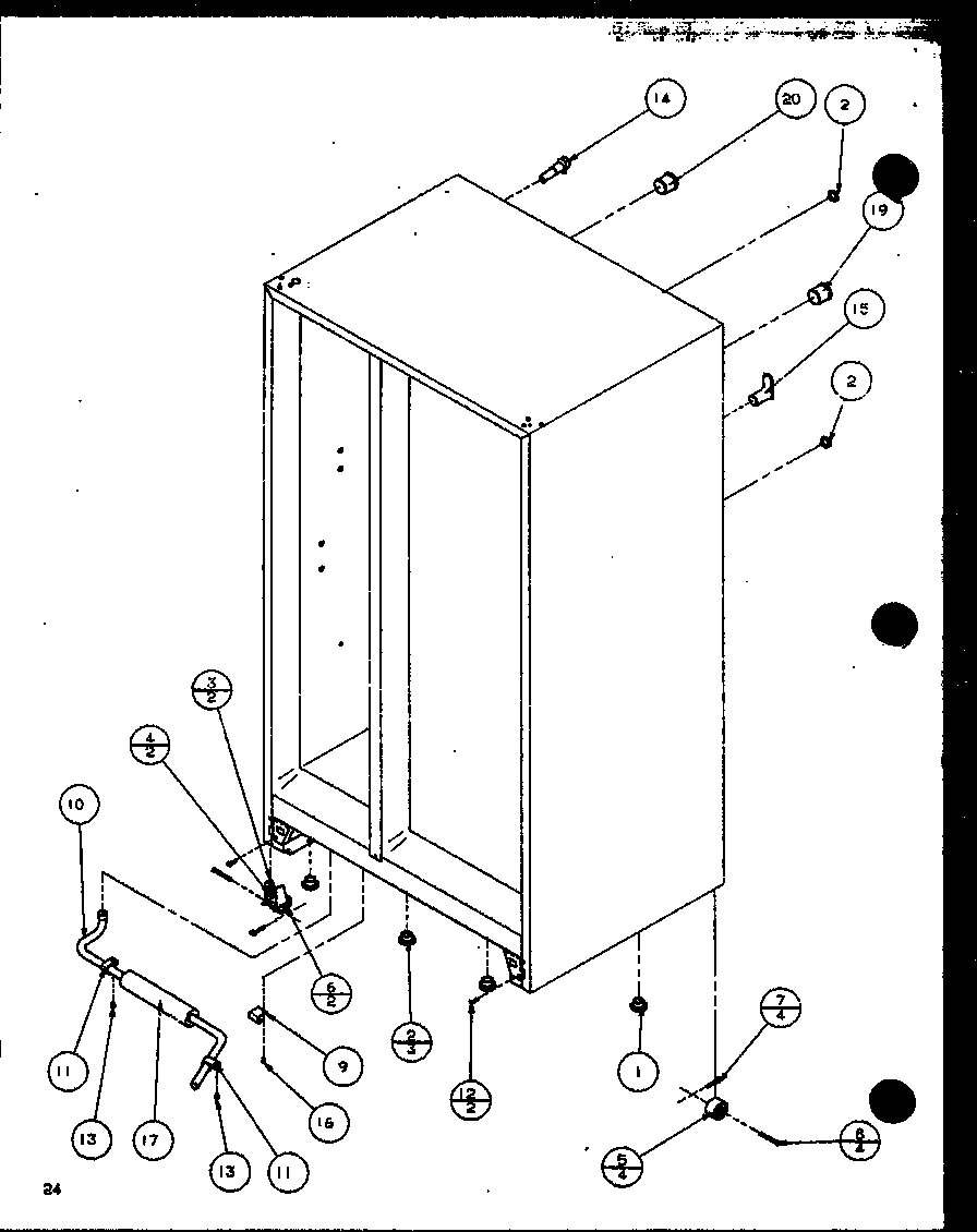 11 - ROLLERS AND CABINET BACK COMPONENTS