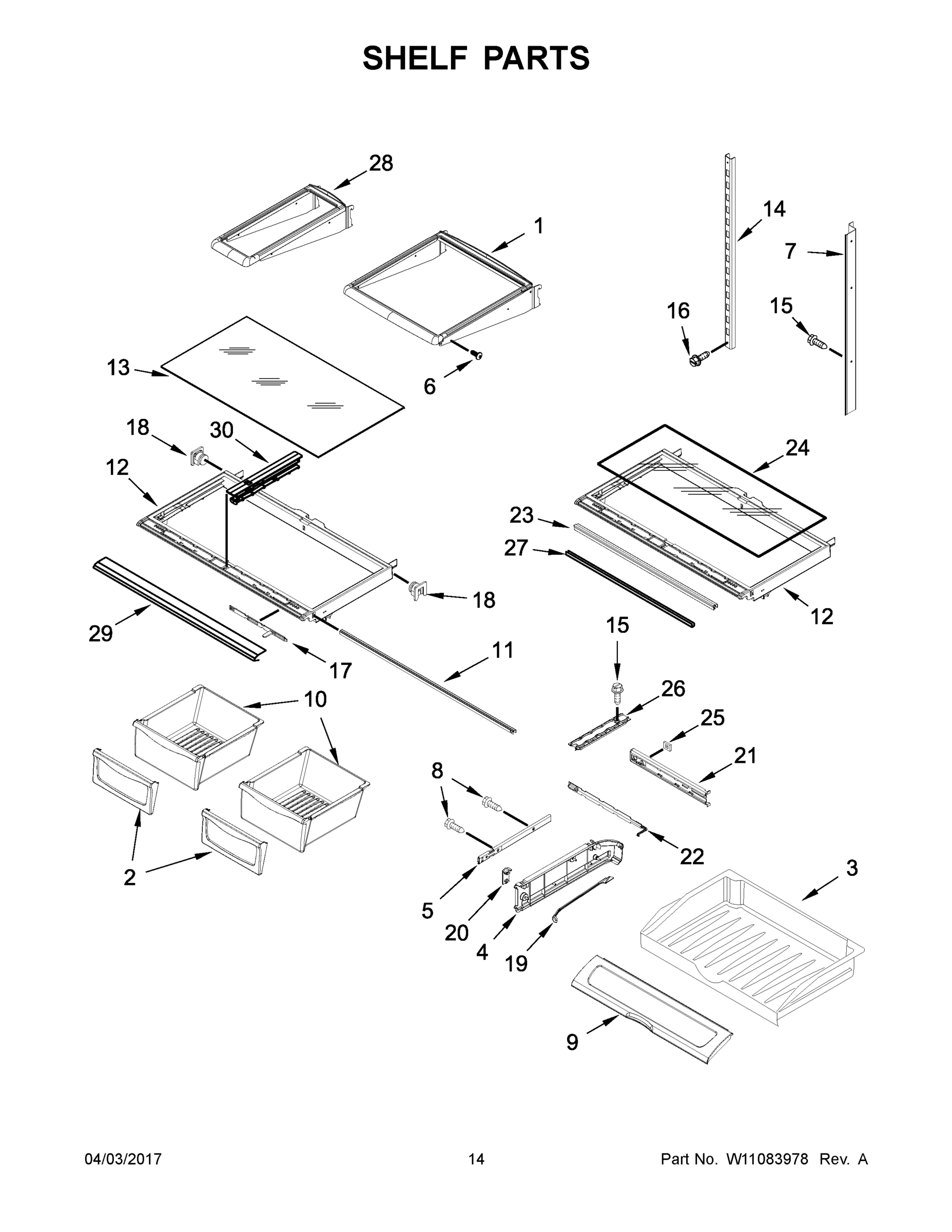 08 - SHELF PARTS