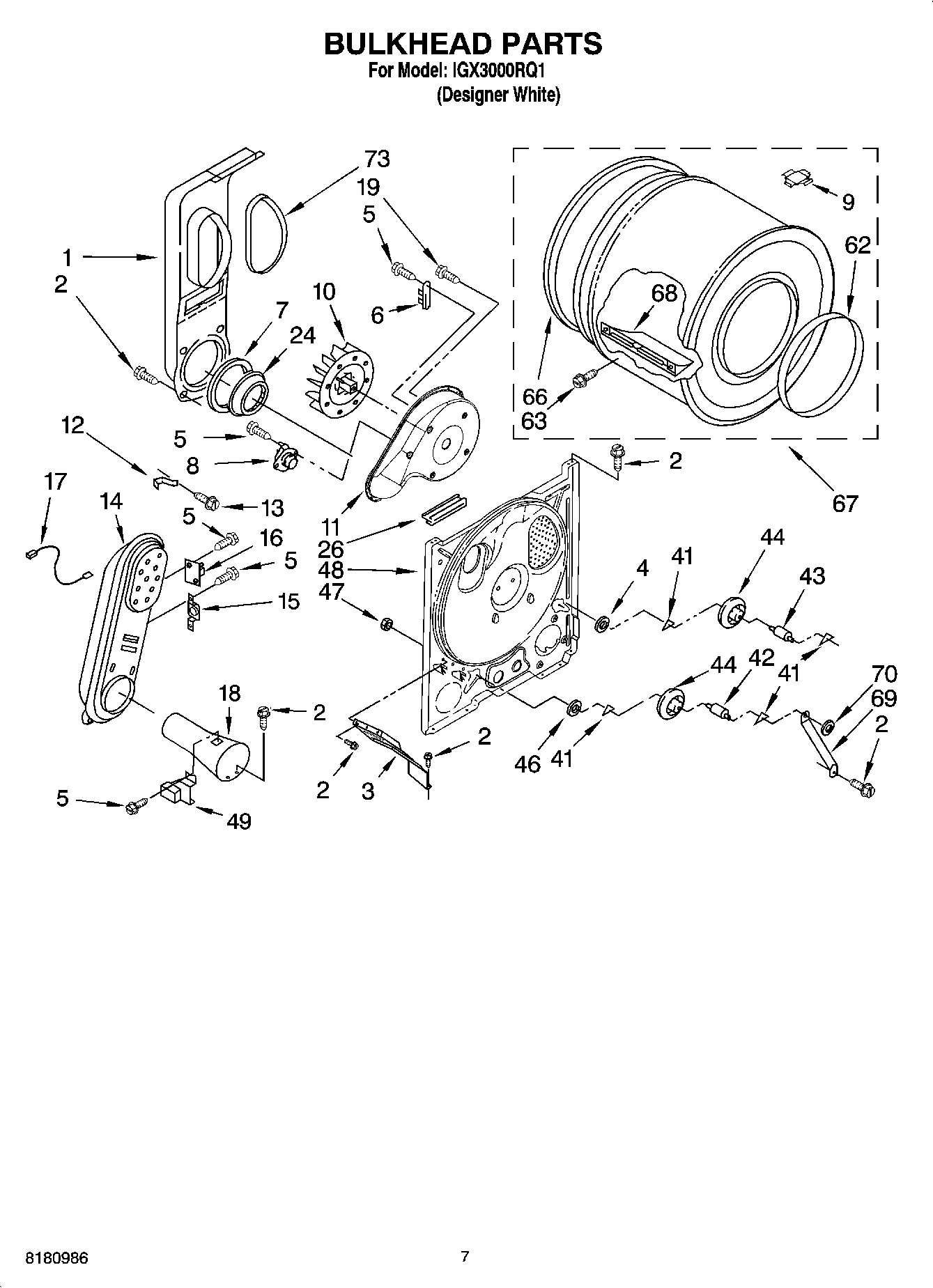 04 - BULKHEAD PARTS, OPTIONAL PARTS (NOT INCLUDED)