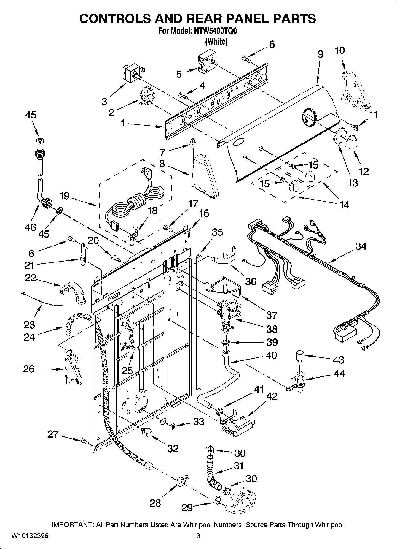 02 - CONTROLS AND REAR PANEL PARTS