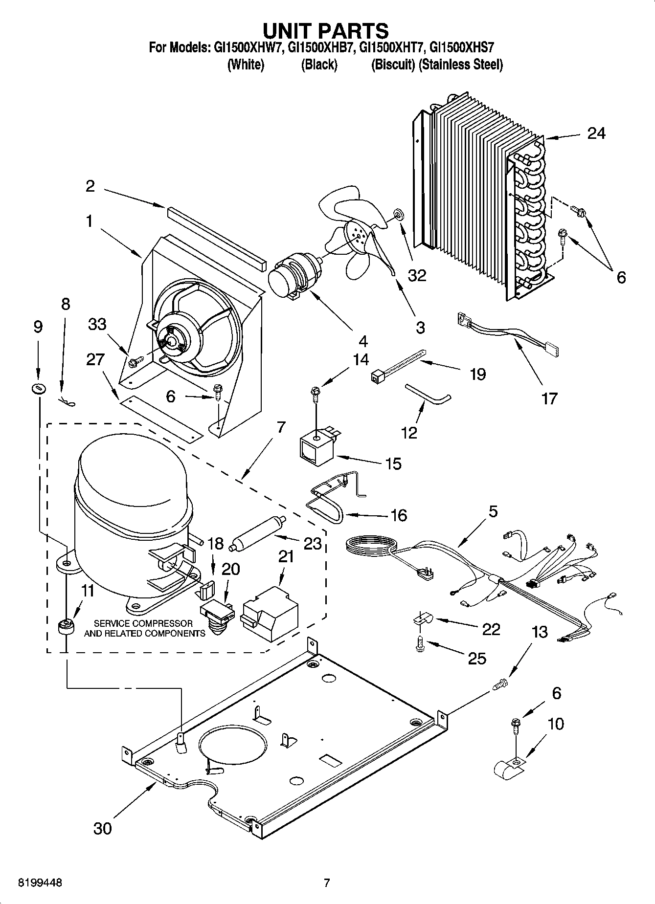 05 - UNIT PARTS, OPTIONAL PARTS
