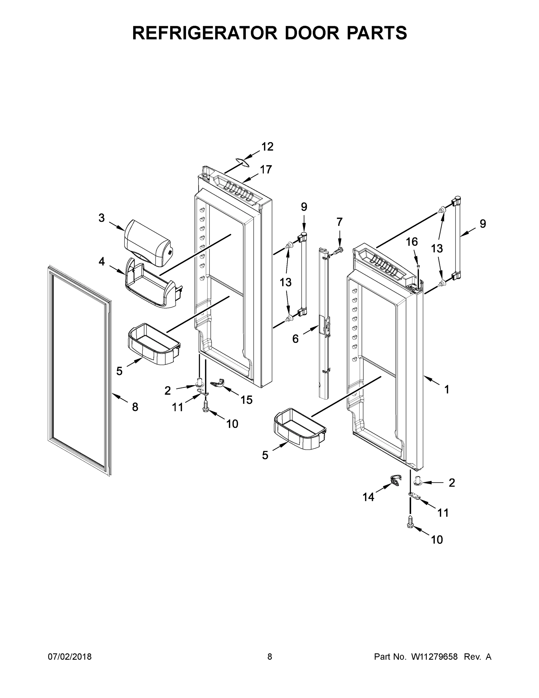 05 - REFRIGERATOR DOOR PARTS