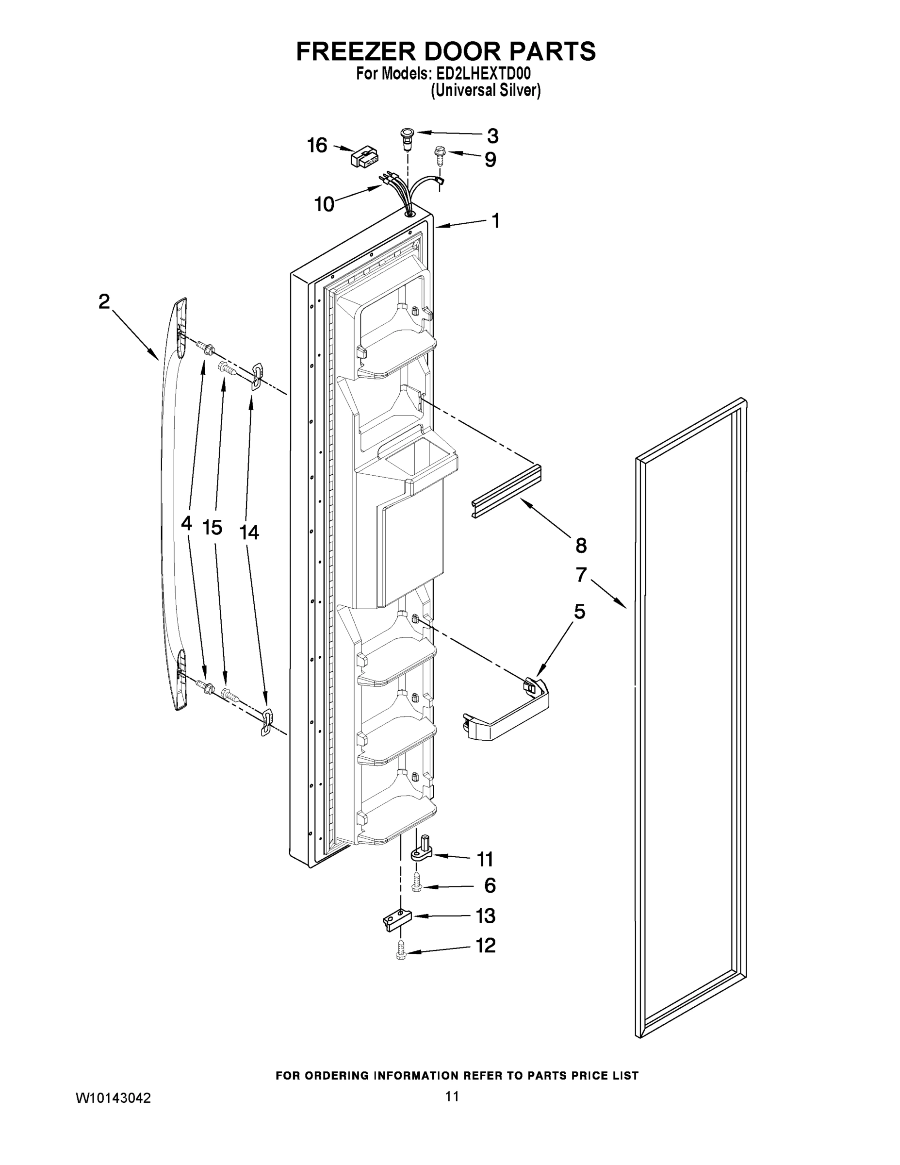 07 - FREEZER DOOR PARTS