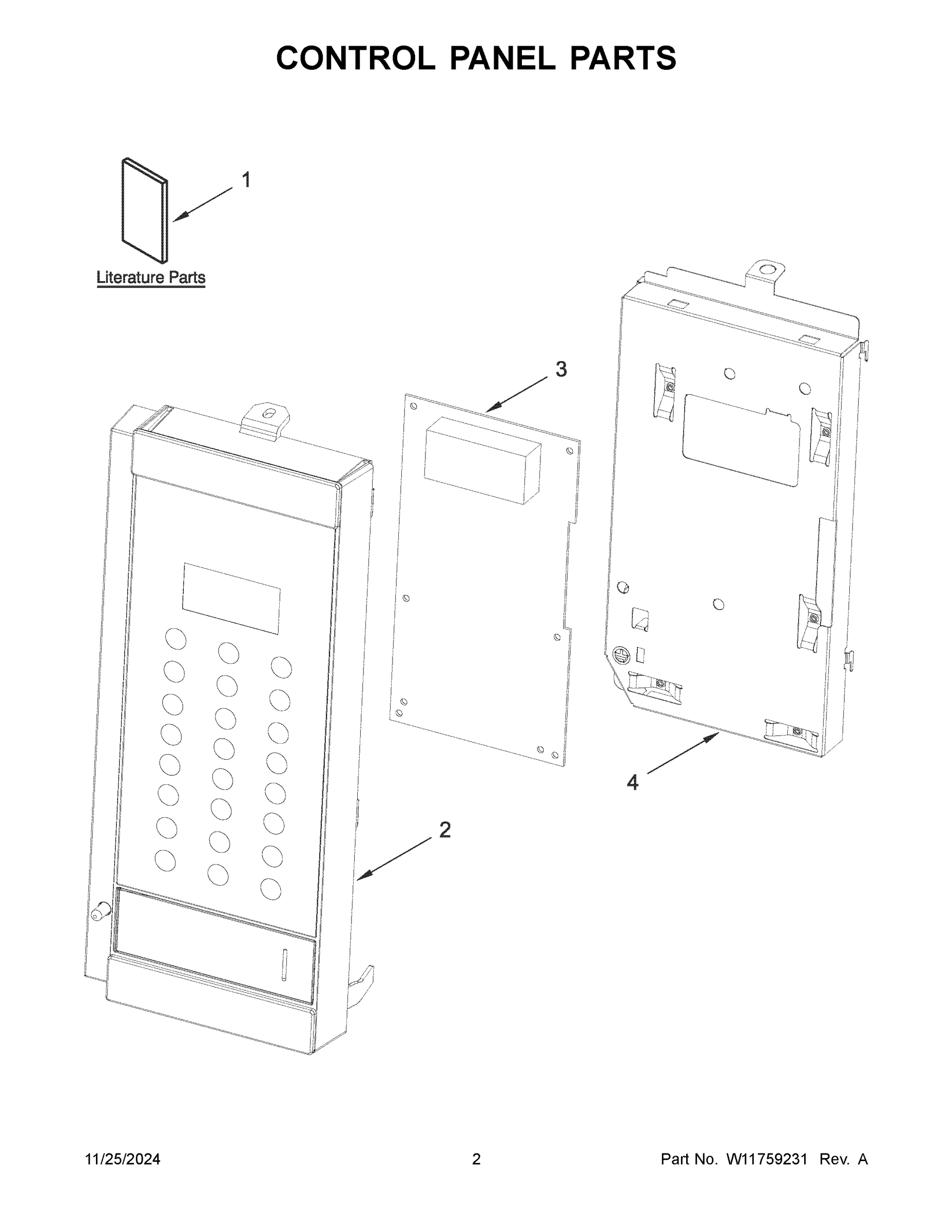 02 - CONTROL PANEL PARTS