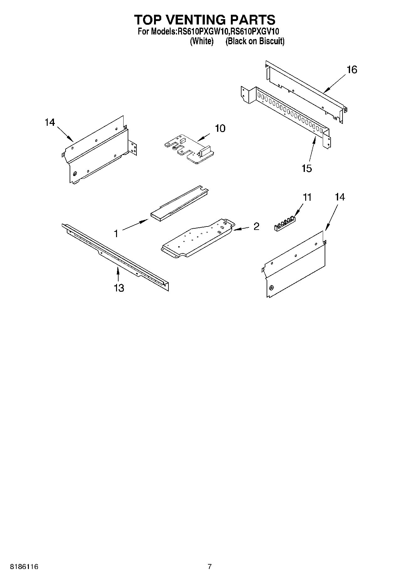06 - TOP VENTING PARTS, OPTIONAL PARTS