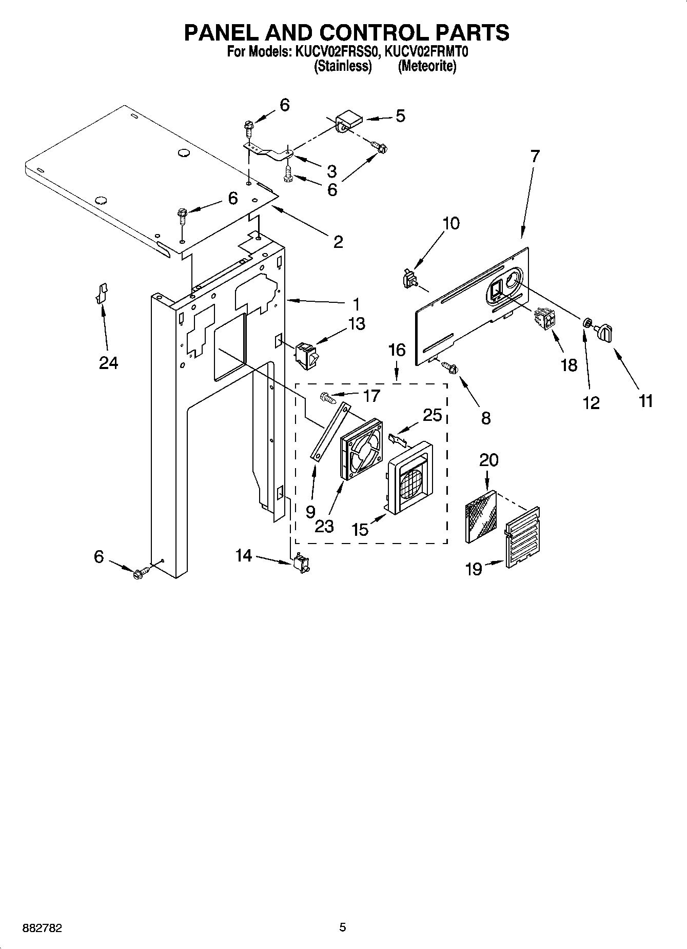 05 - PANEL AND CONTROL PARTS