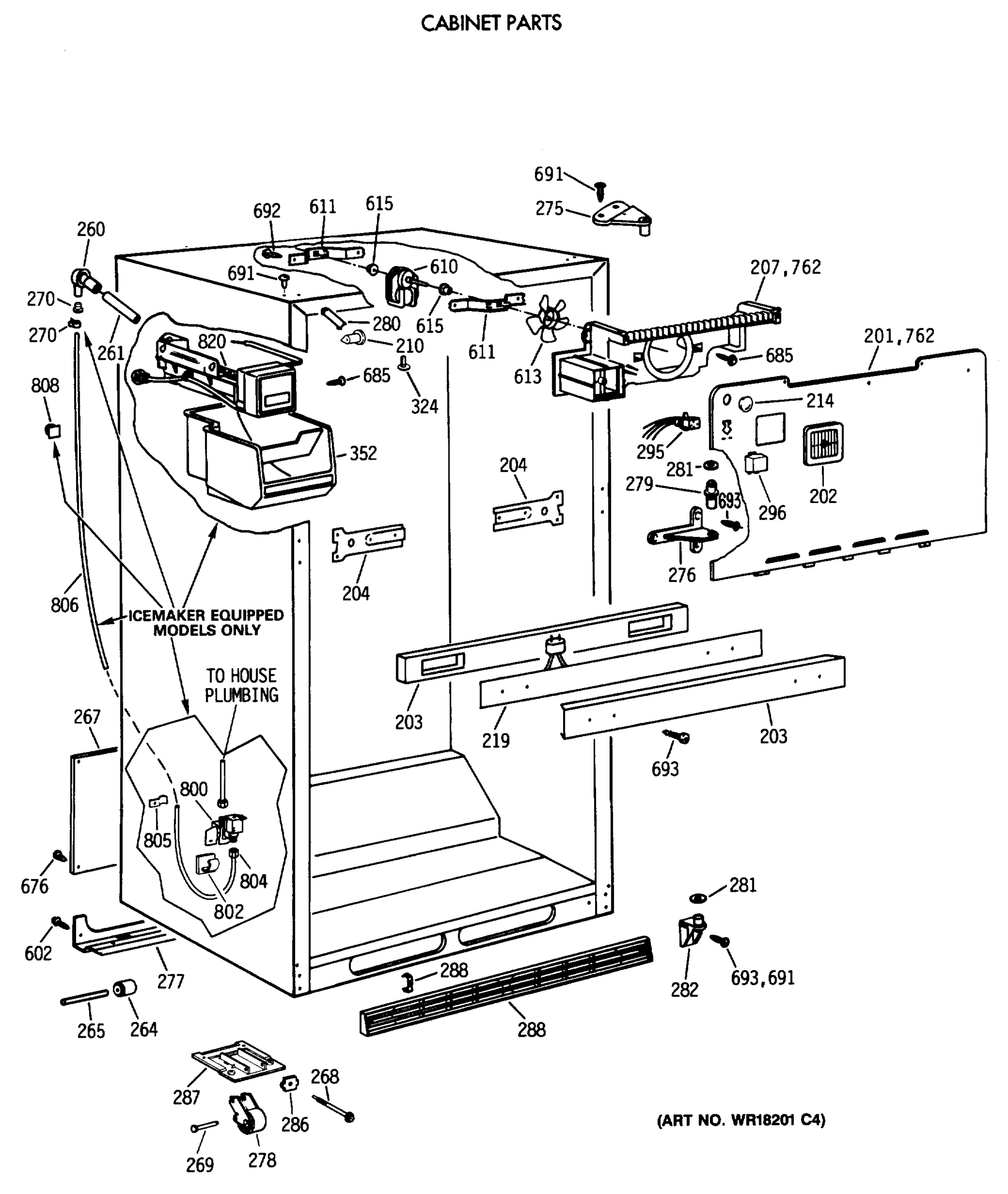 CABINET PARTS