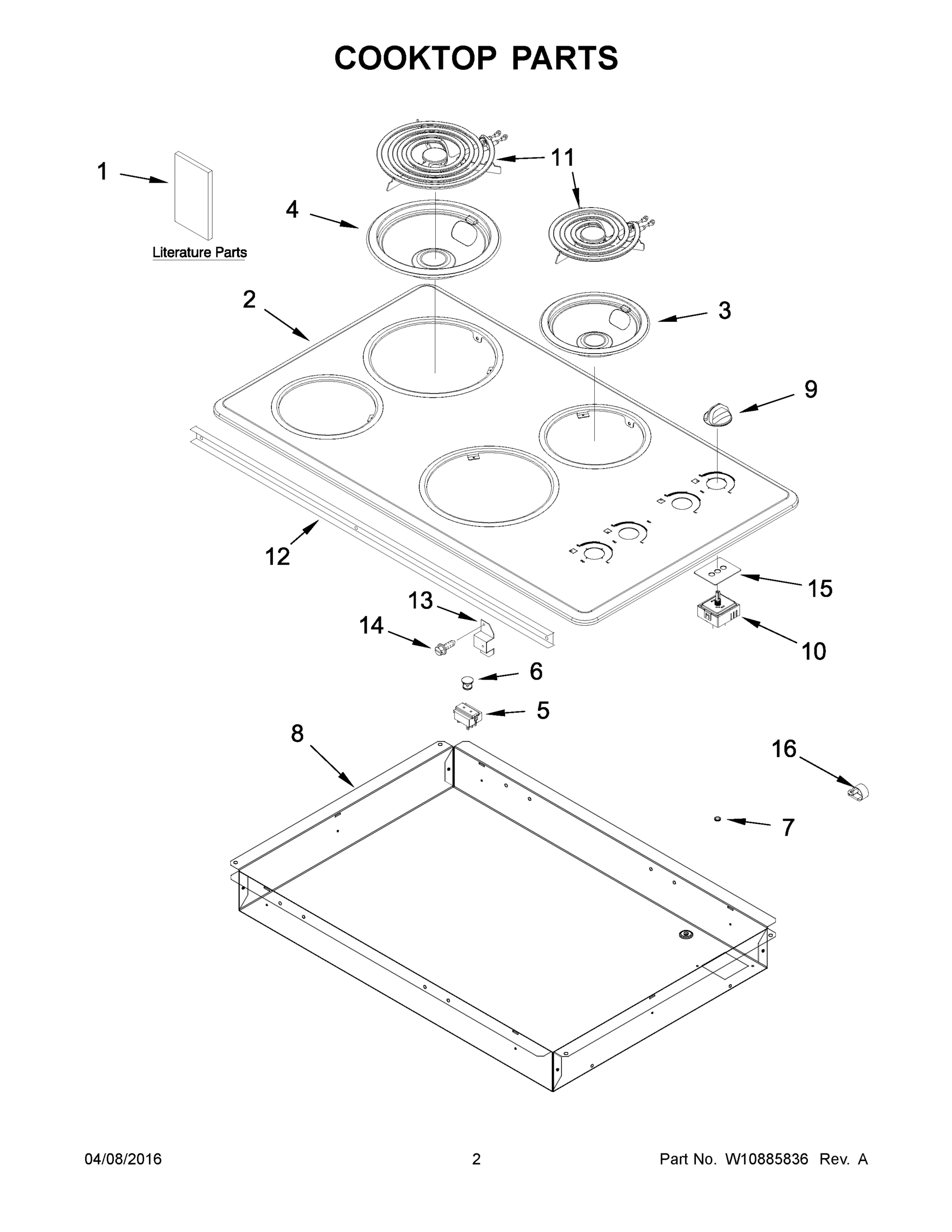 02 - COOKTOP PARTS