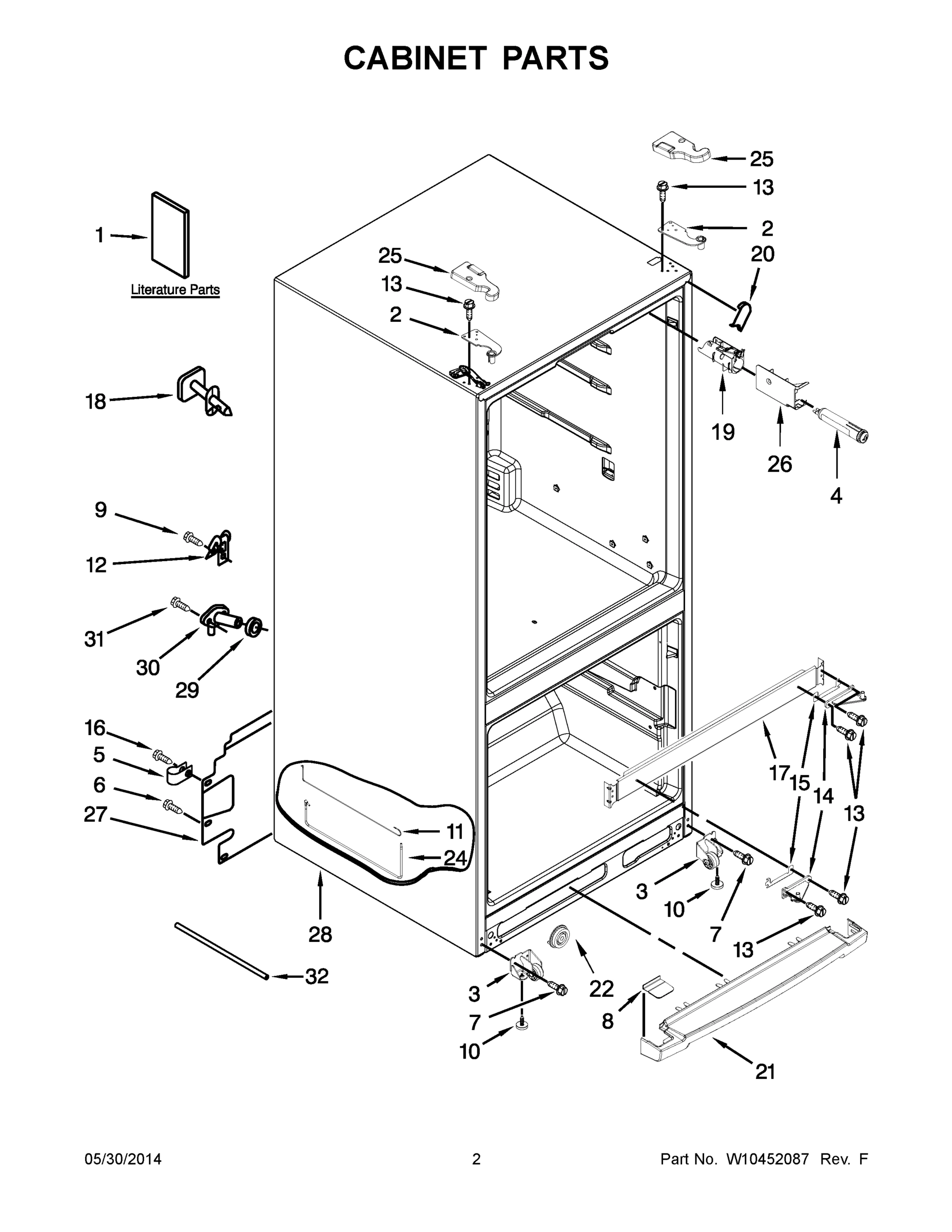 02 - CABINET PARTS