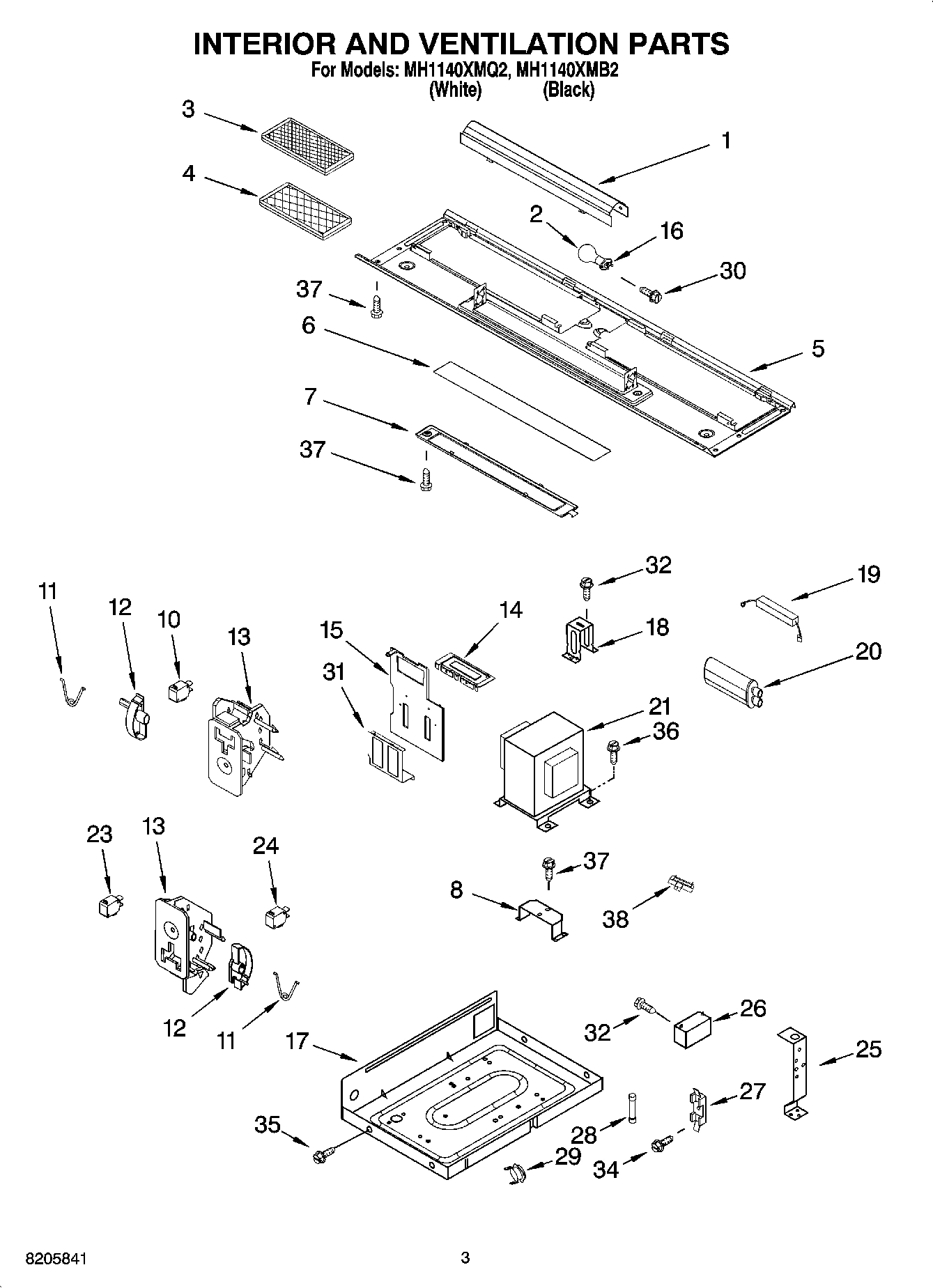 03 - INTERIOR AND VENTILATION PARTS
