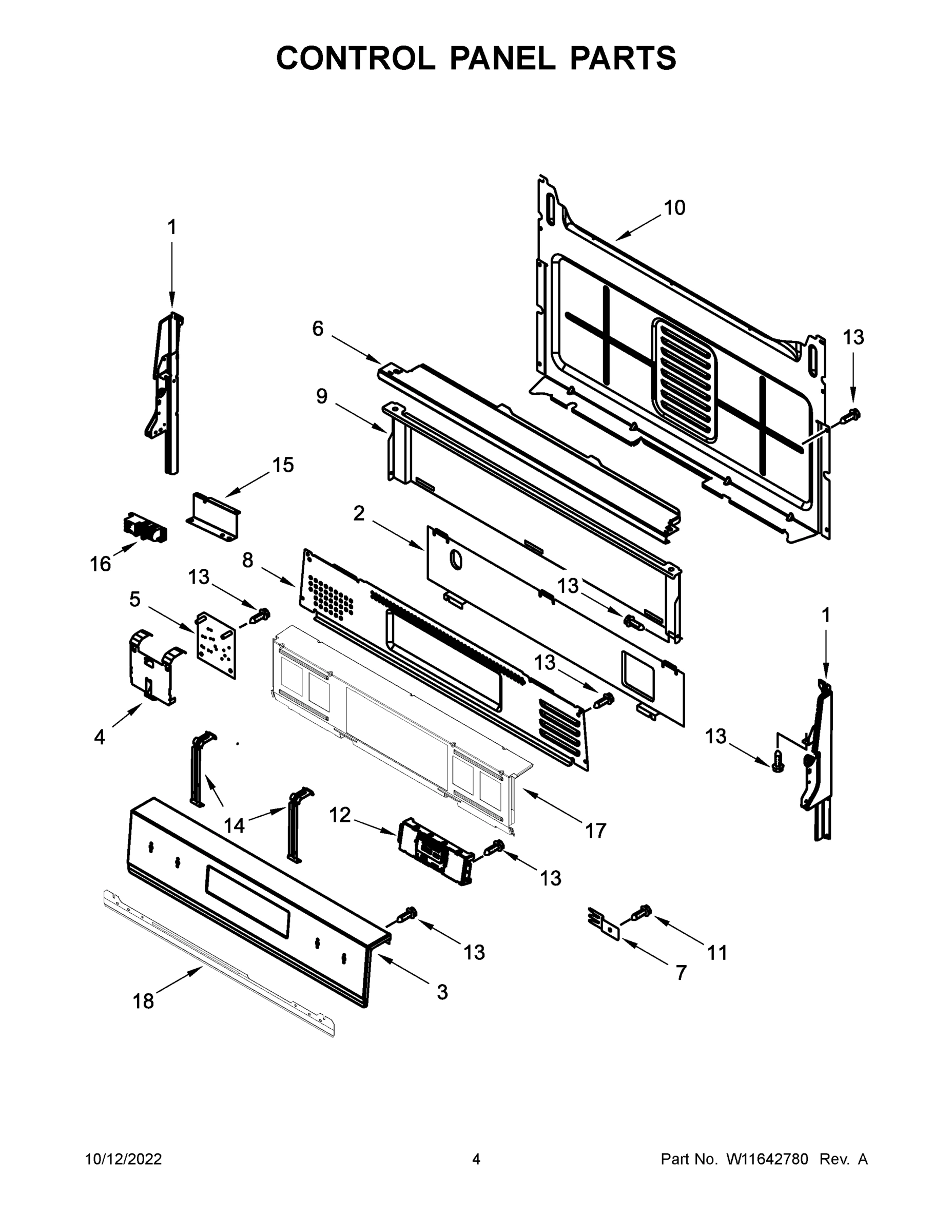 03 - CONTROL PANEL PARTS