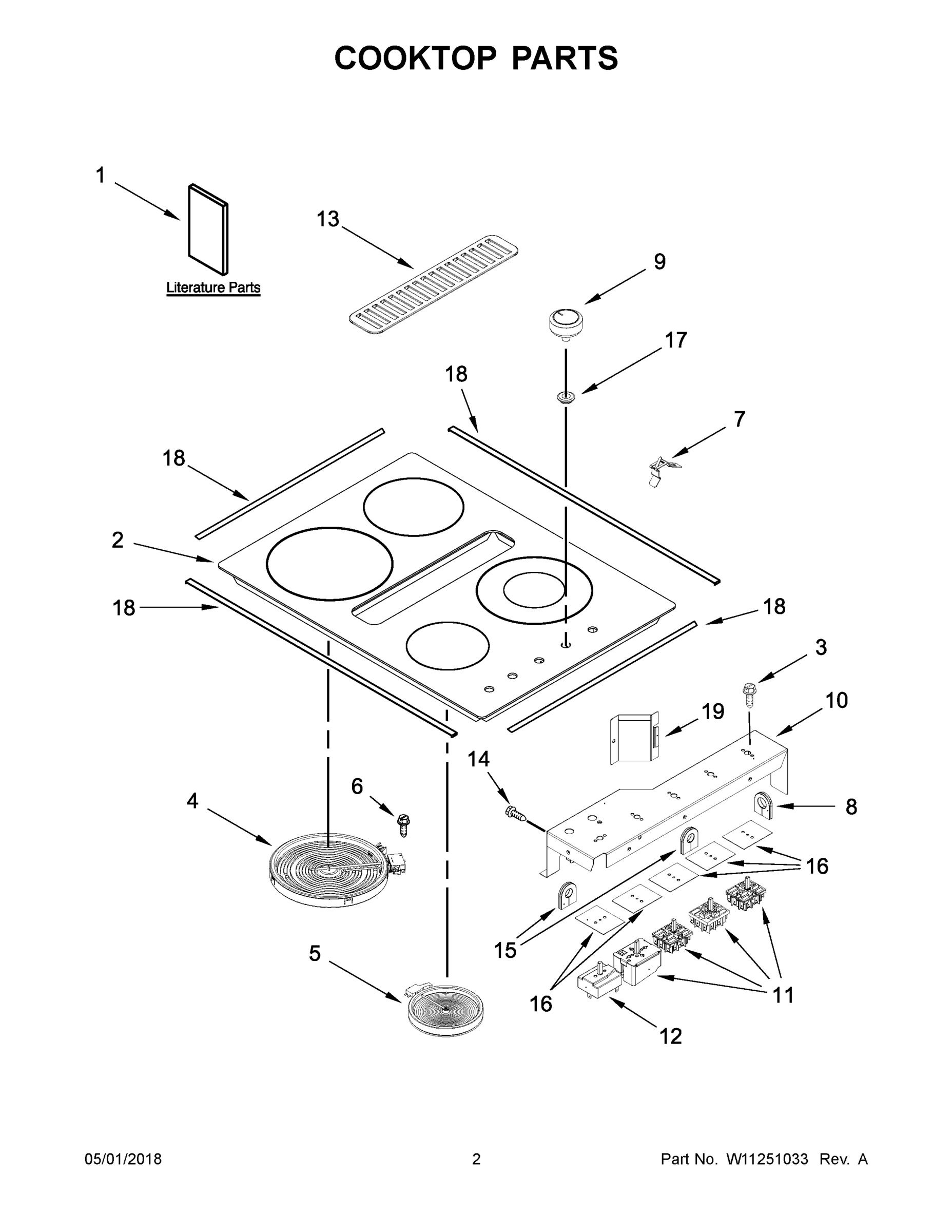 02 - COOKTOP PARTS