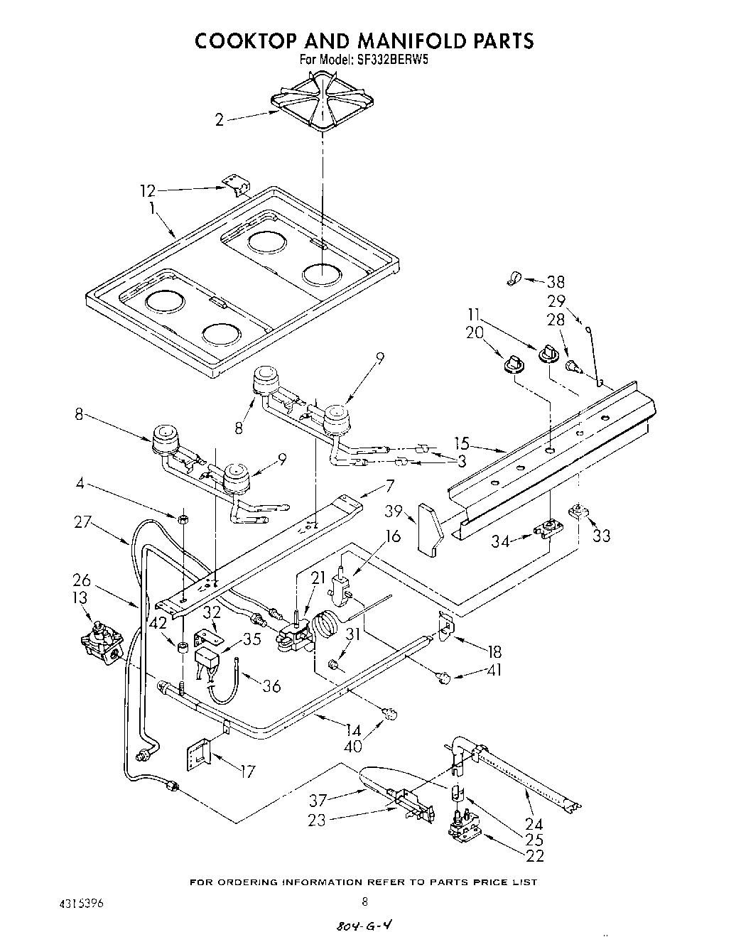 06 - COOK TOP AND MANIFOLD , LITERATURE