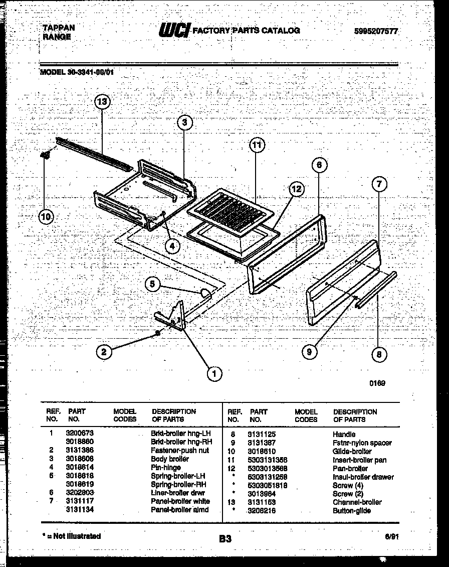 05 - BROILER DRAWER PARTS
