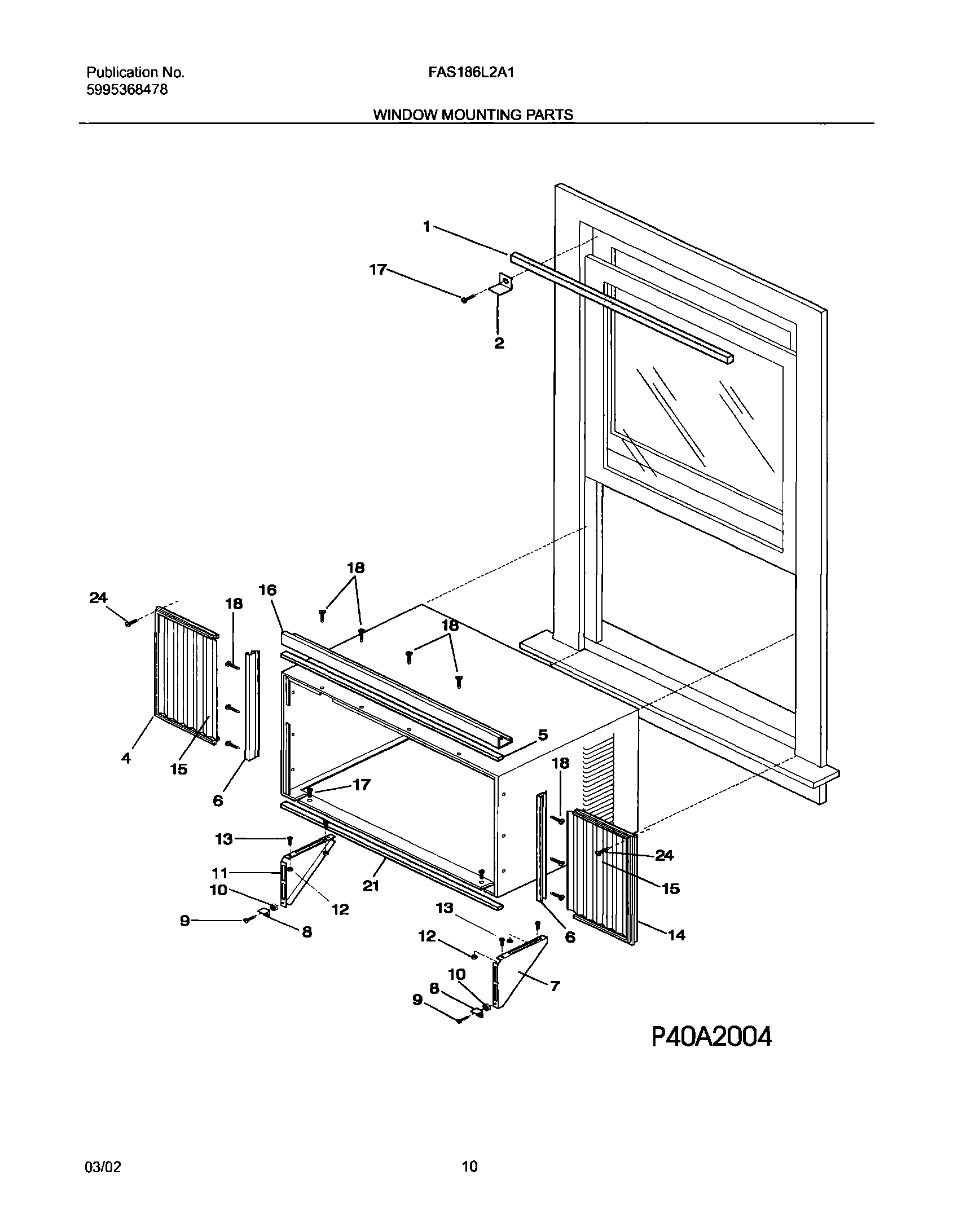 11 - WINDOW MOUNTING PARTS