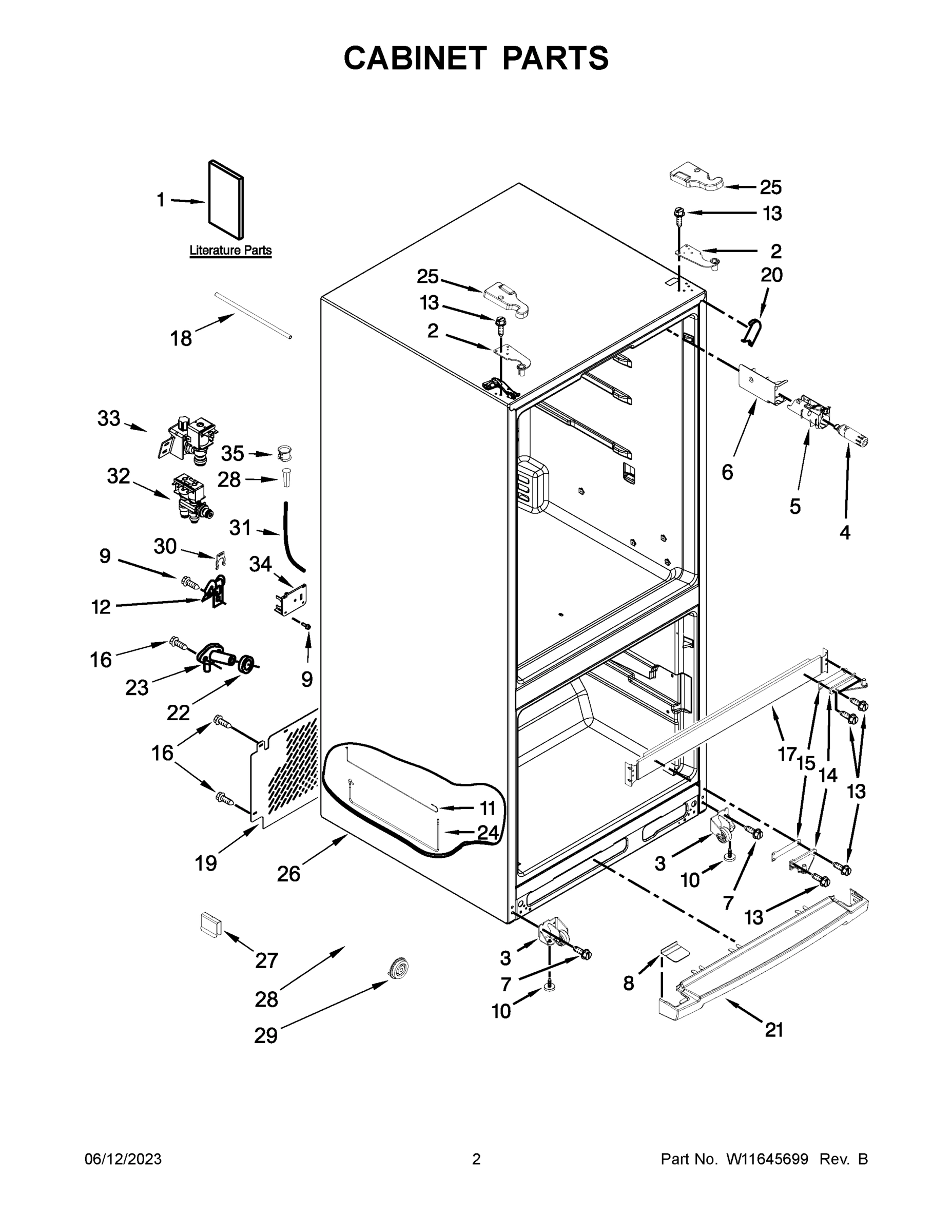 02 - CABINET PARTS