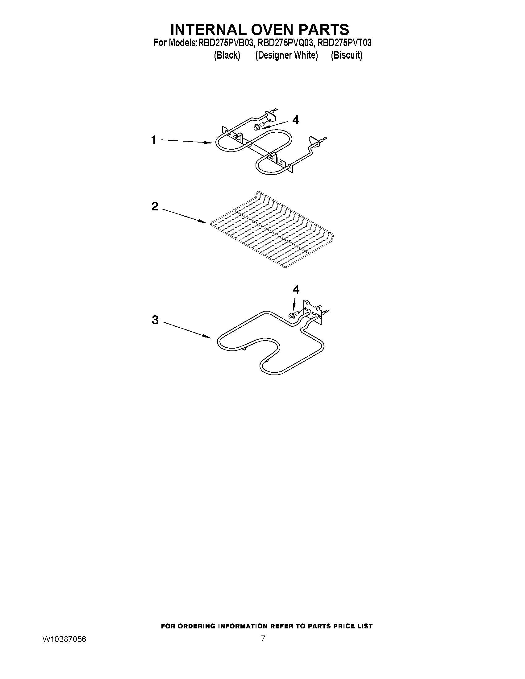 05 - INTERNAL OVEN PARTS