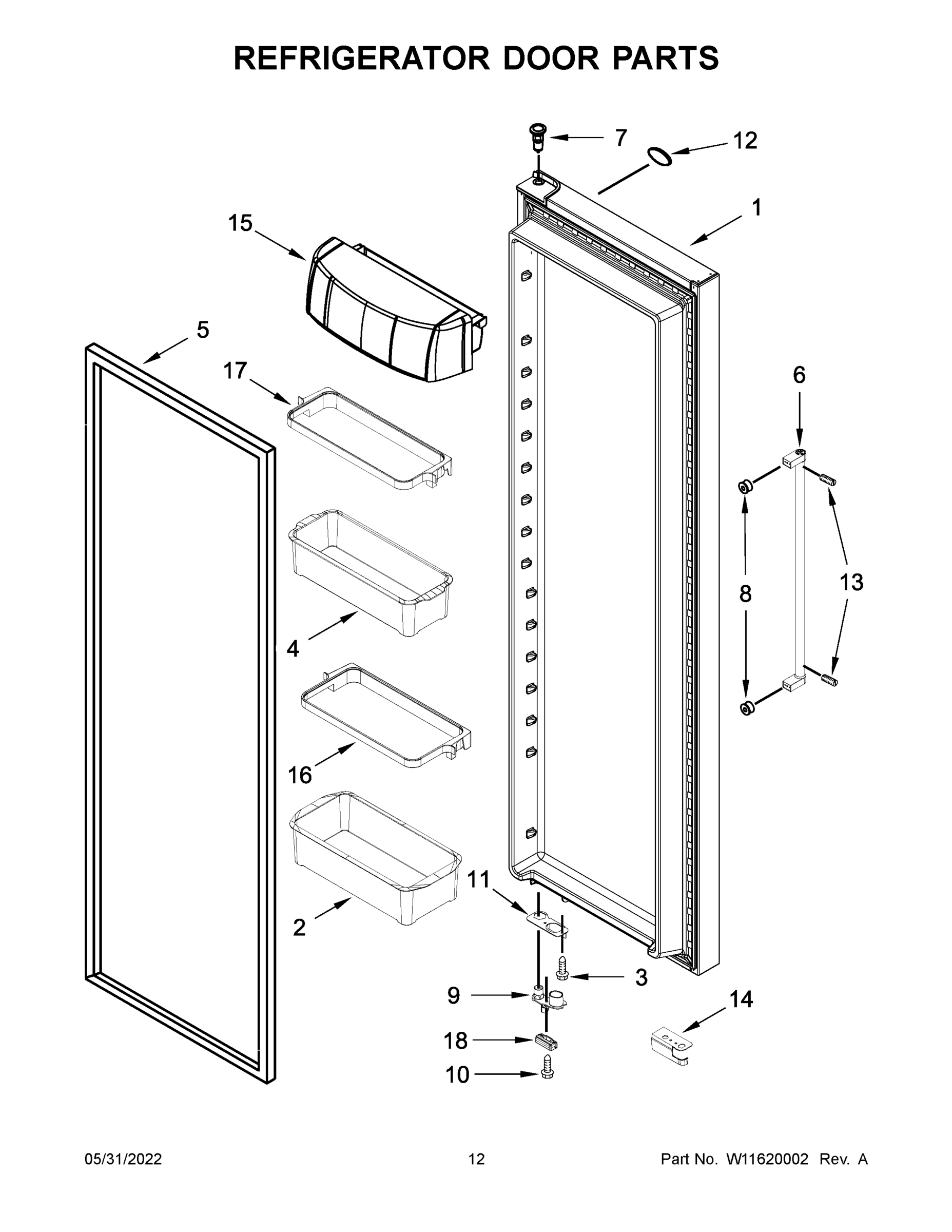 07 - REFRIGERATOR DOOR PARTS