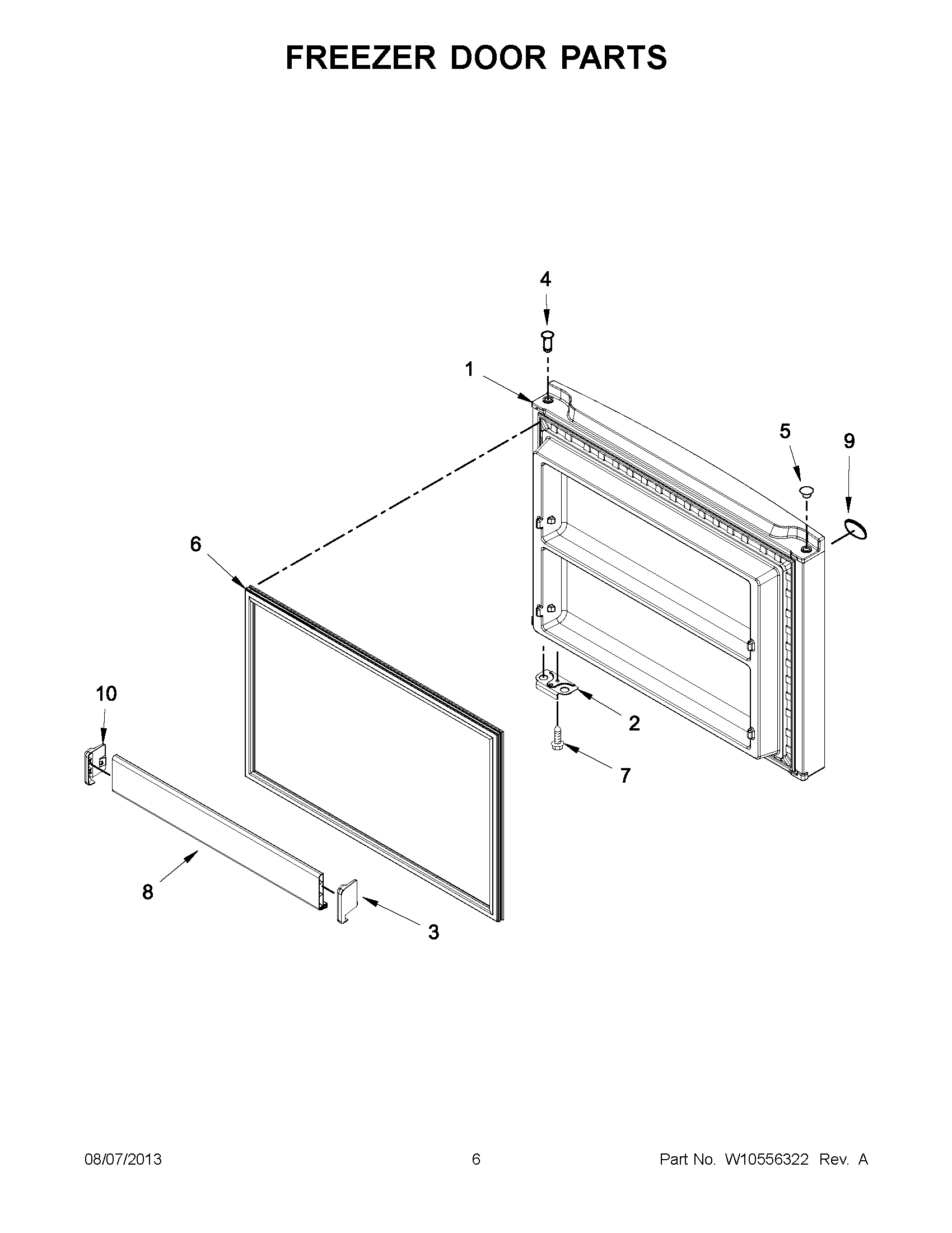 03 - FREEZER DOOR PARTS