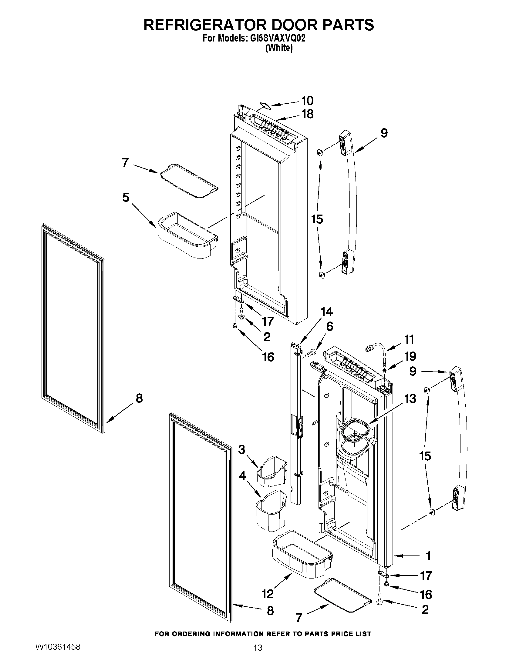 07 - REFRIGERATOR DOOR PARTS