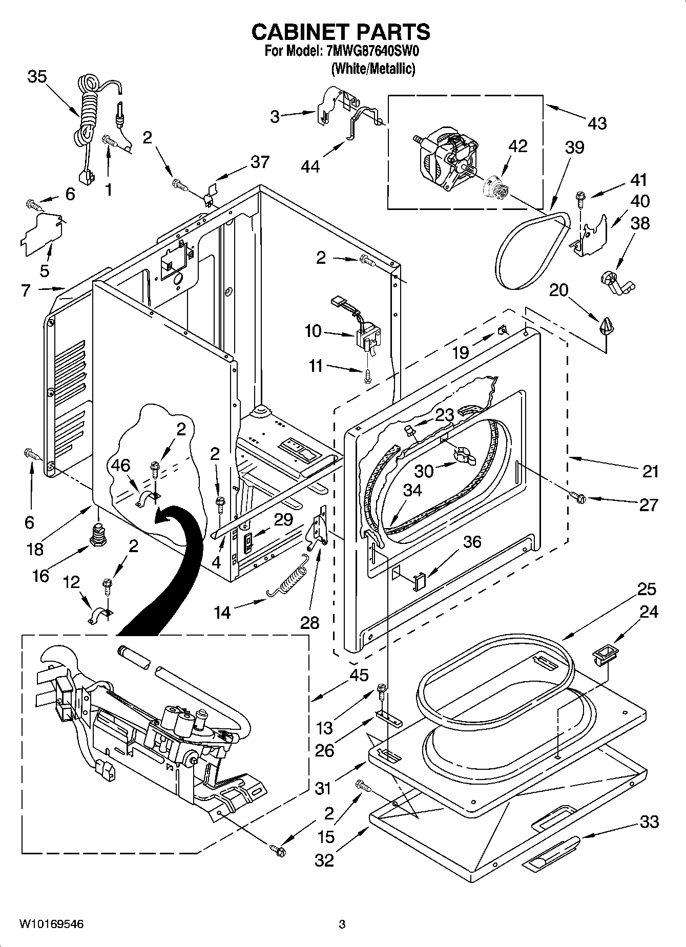 02 - CABINET PARTS
