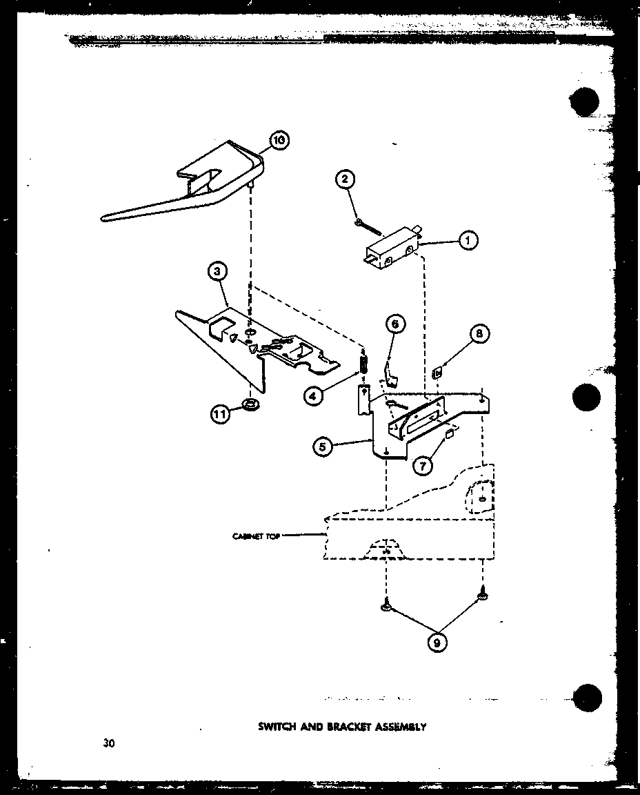 10 - SWITCH AND BRACKET ASSY