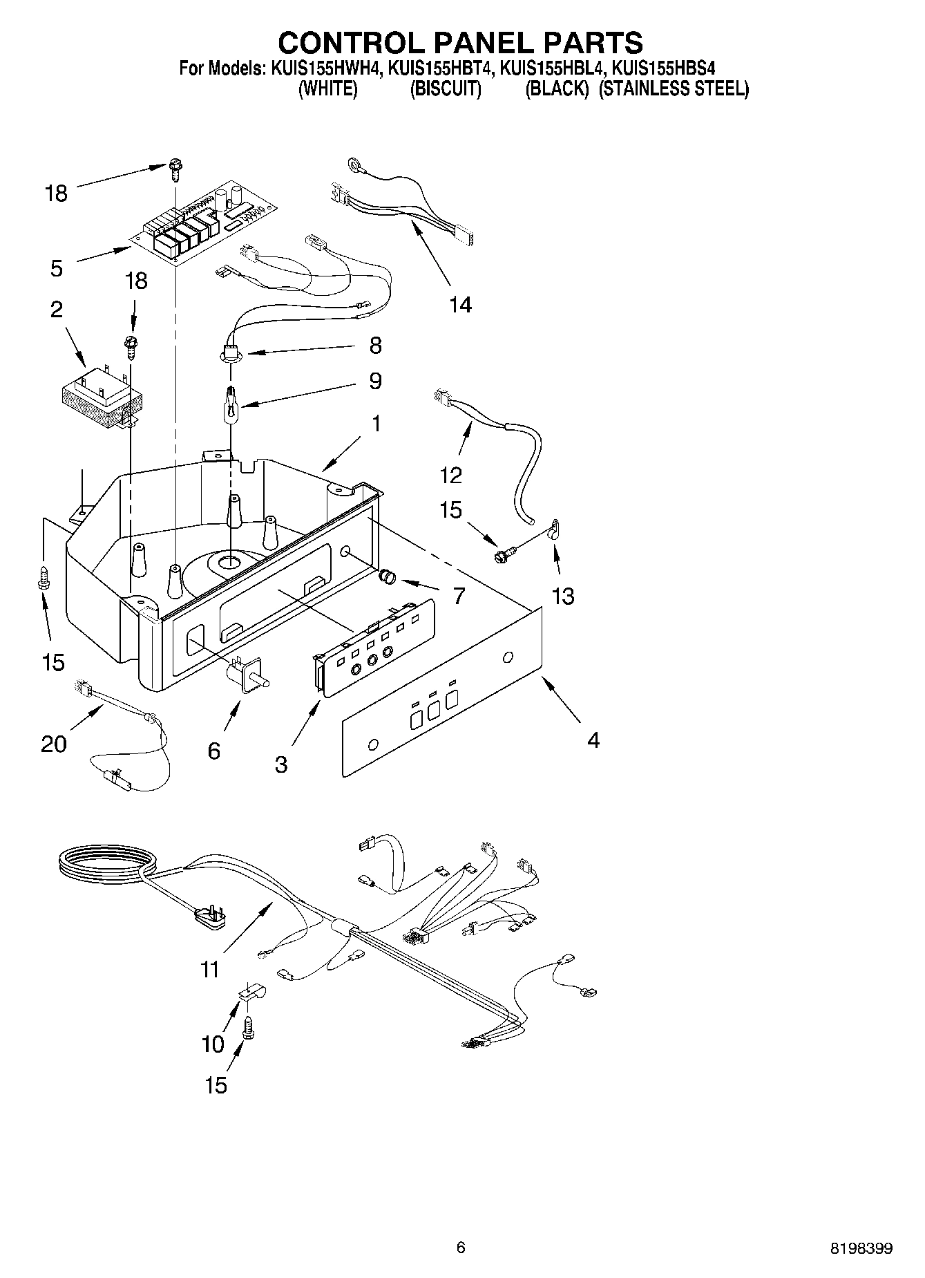 04 - CONTROL PANEL PARTS