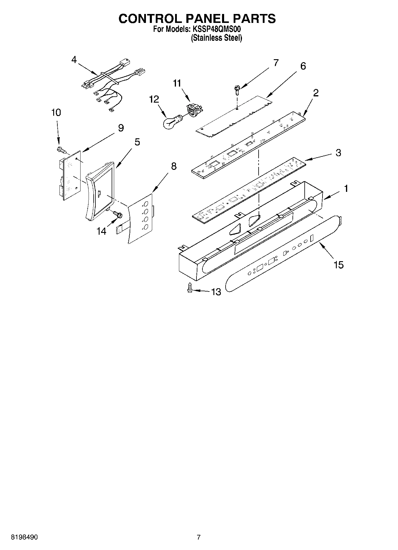 05 - CONTROL PANEL PARTS